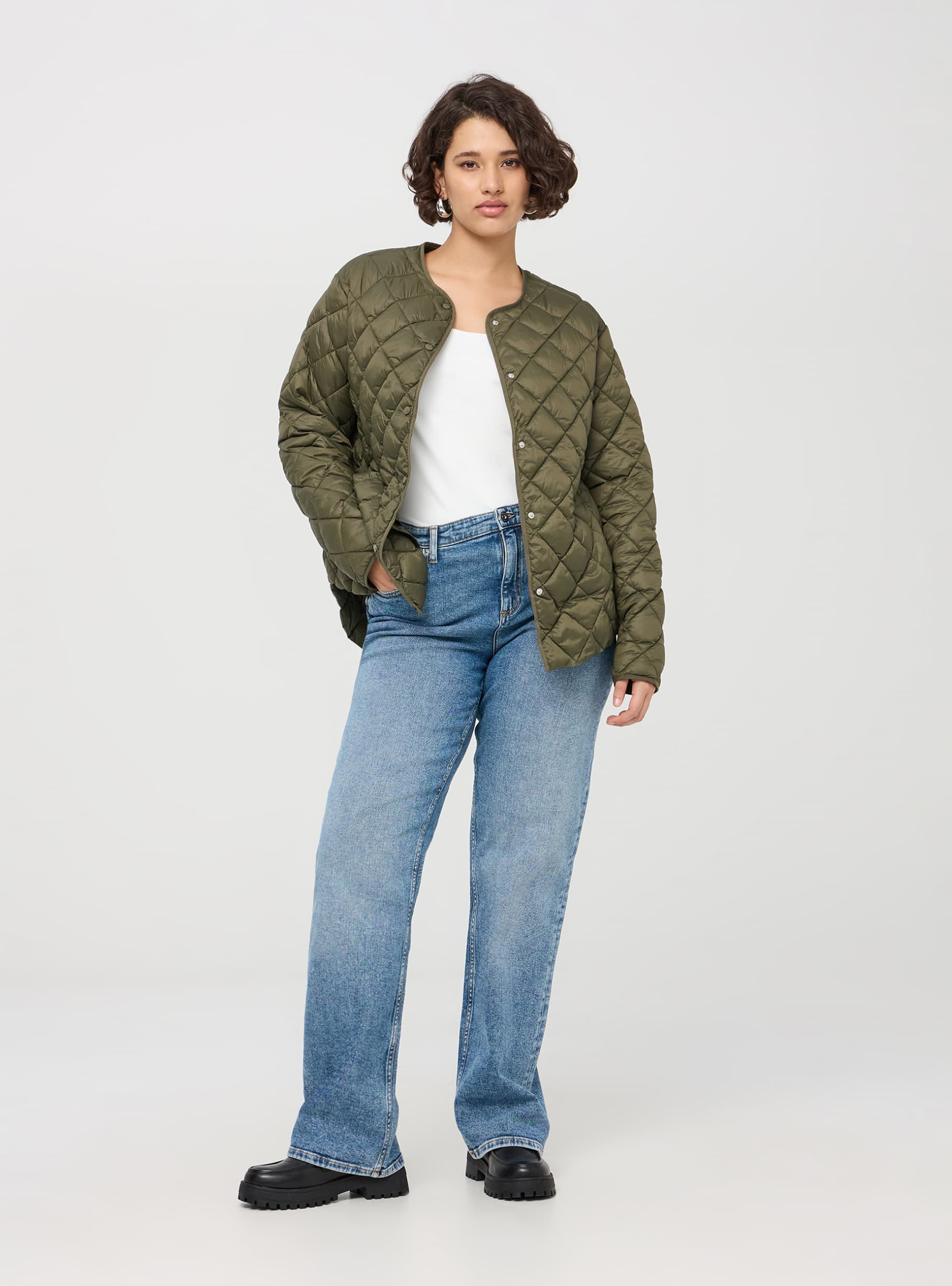 Military quilted jacket shop