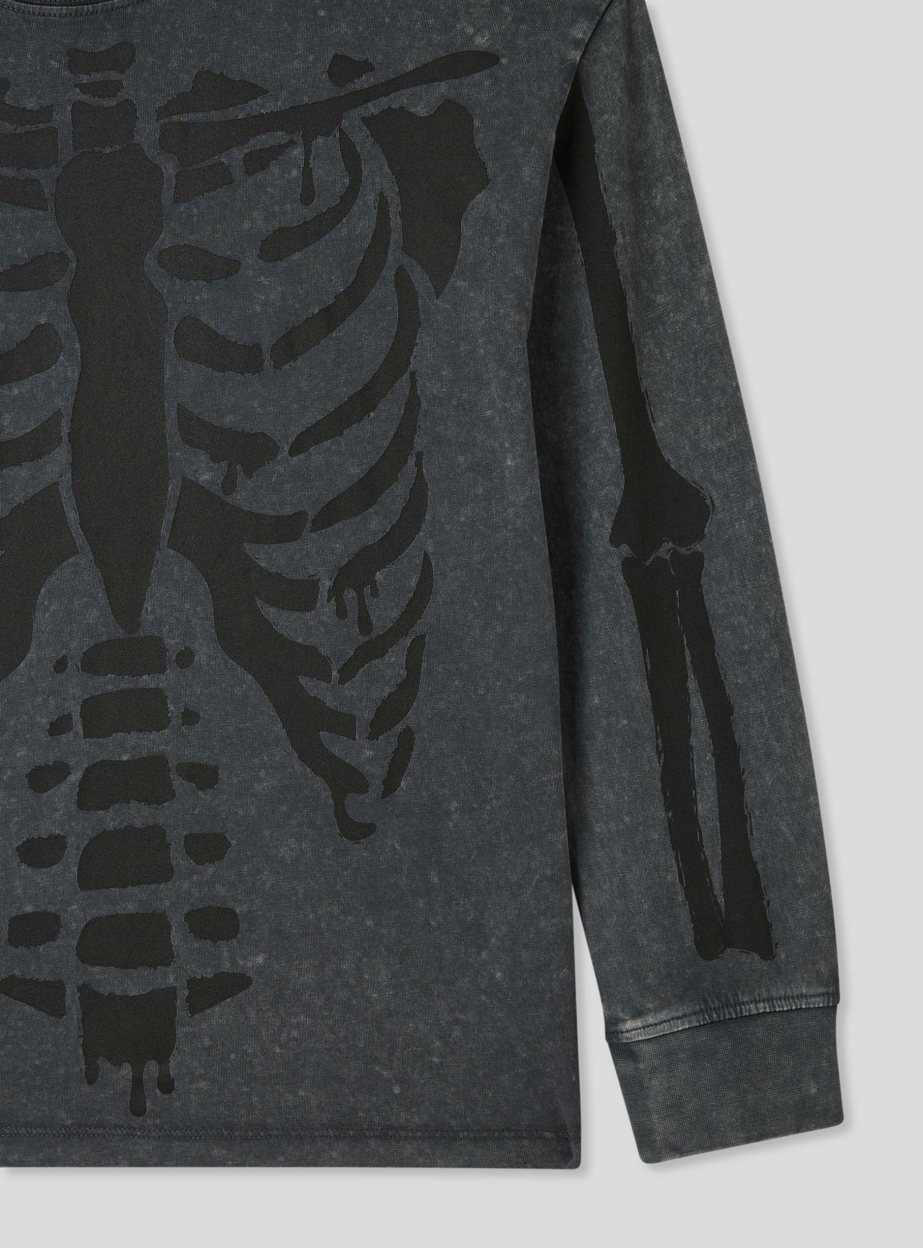 【SATIIIZ】Banid Printing Long Sleeve T-Shirt SATIIIZ】Banid Printing Long Sleeve T-Shirt (SATiiiZ/Tシャツ