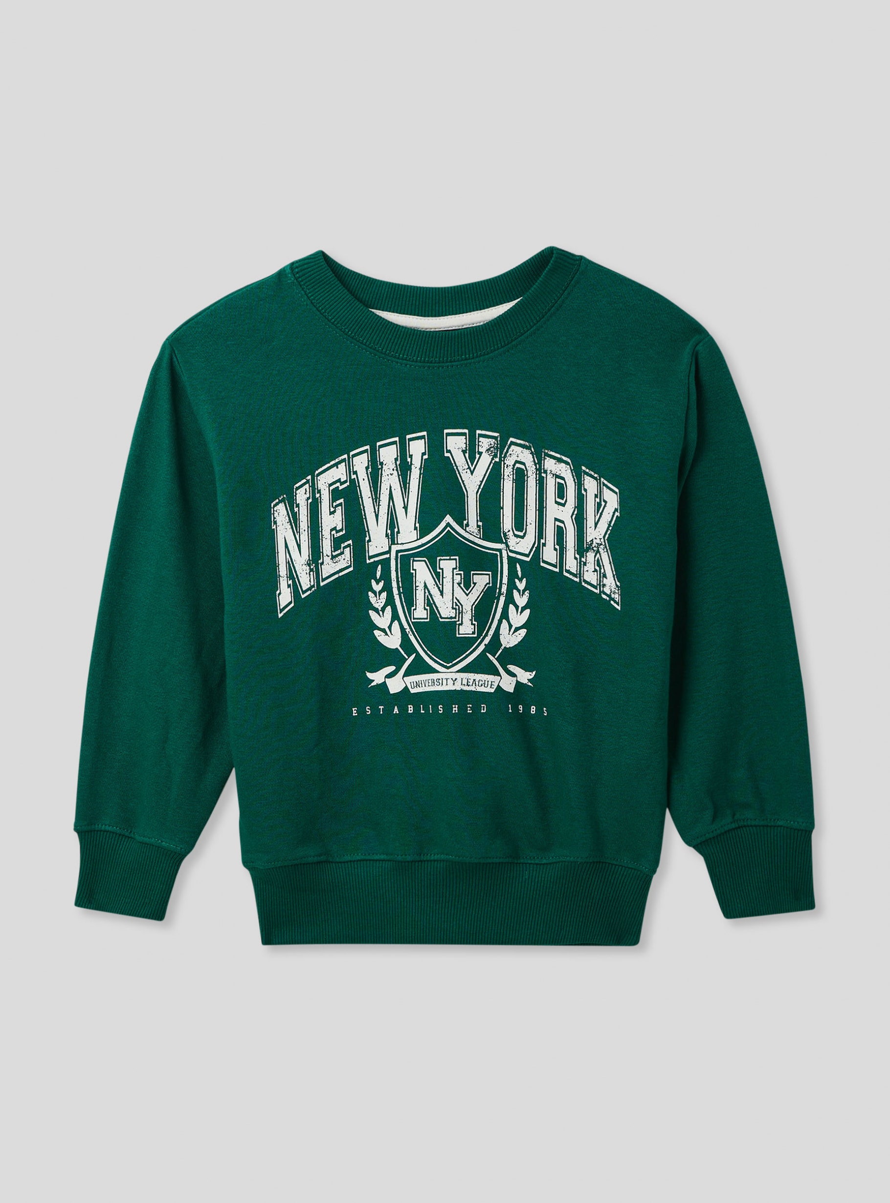 お得なセール情報 LOGO TSL TANGRAM SWEAT dark GREEN（Green IVY CREW メンズウェア