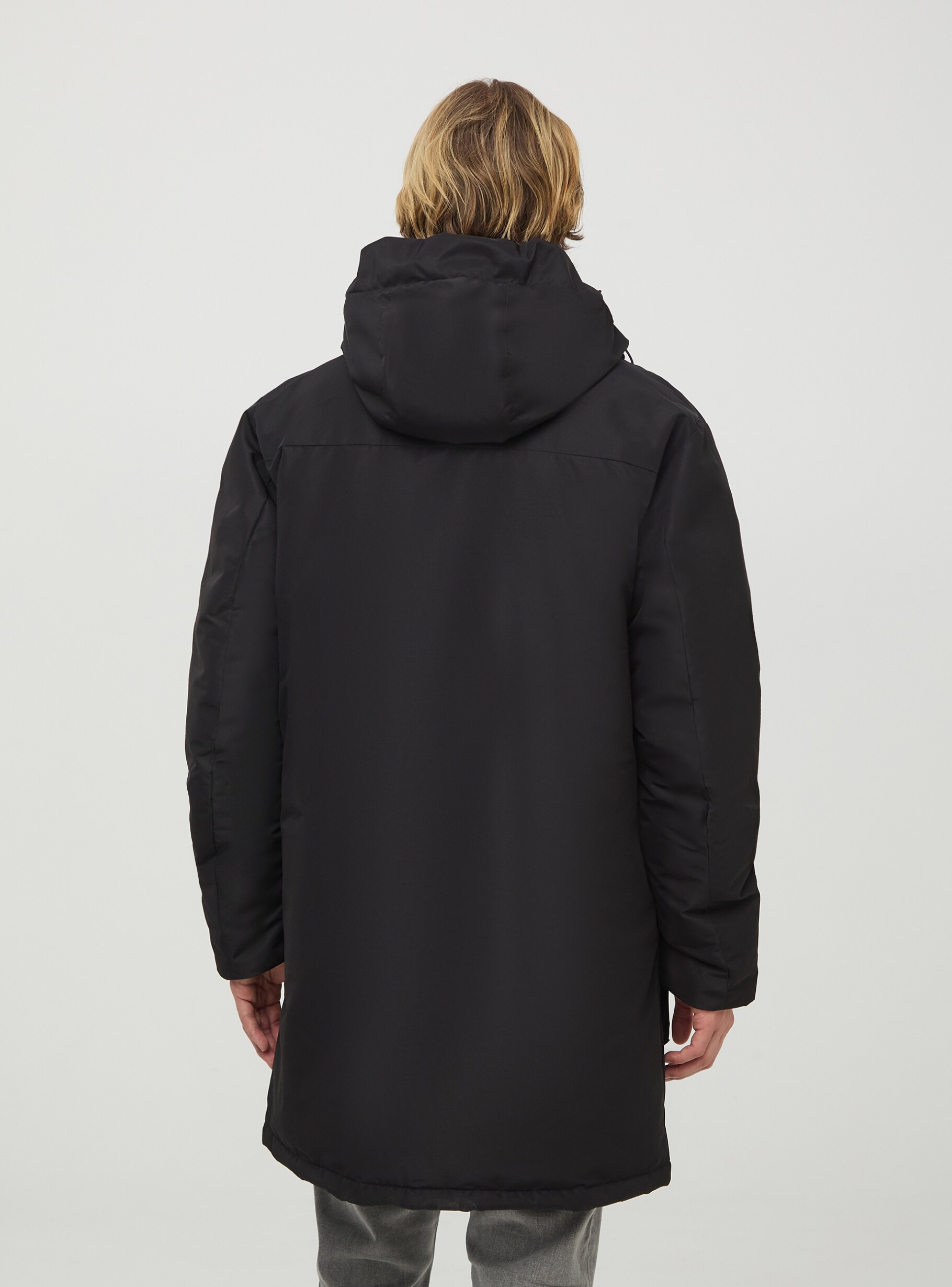 Nepromokavá zateplená funkční parka Černá | Terranova