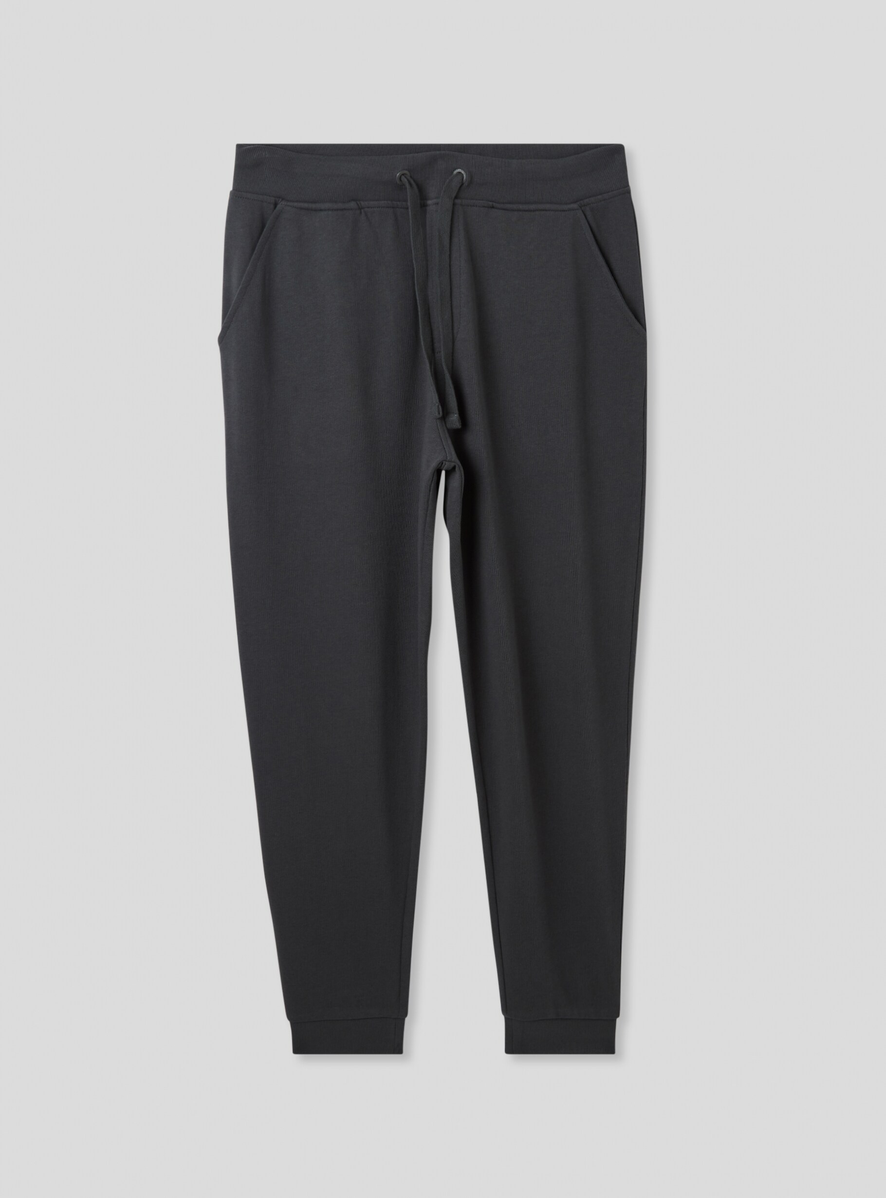Gunmetal grey Lightweight tracksuit trousers with tone-on-tone drawstring -  Buy Online | Terranova