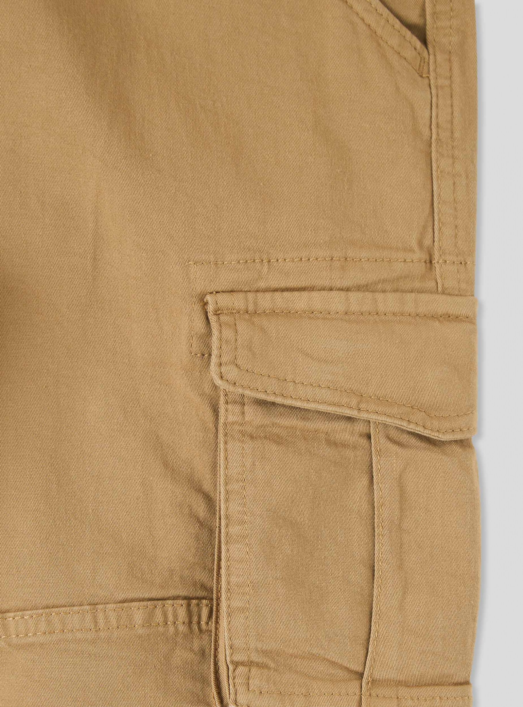 Beige light Cargo trousers with cuffs - Buy Online | Terranova