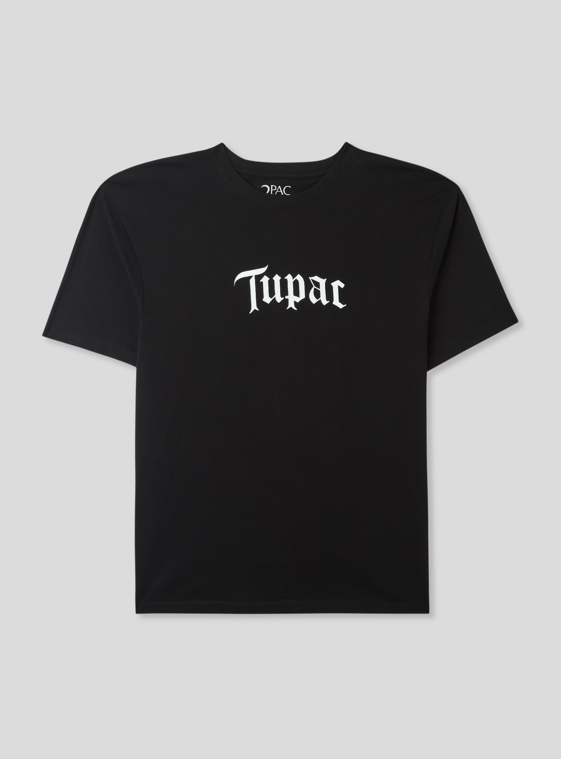 Black Oversized T-shirt with a Tupac® print on the front