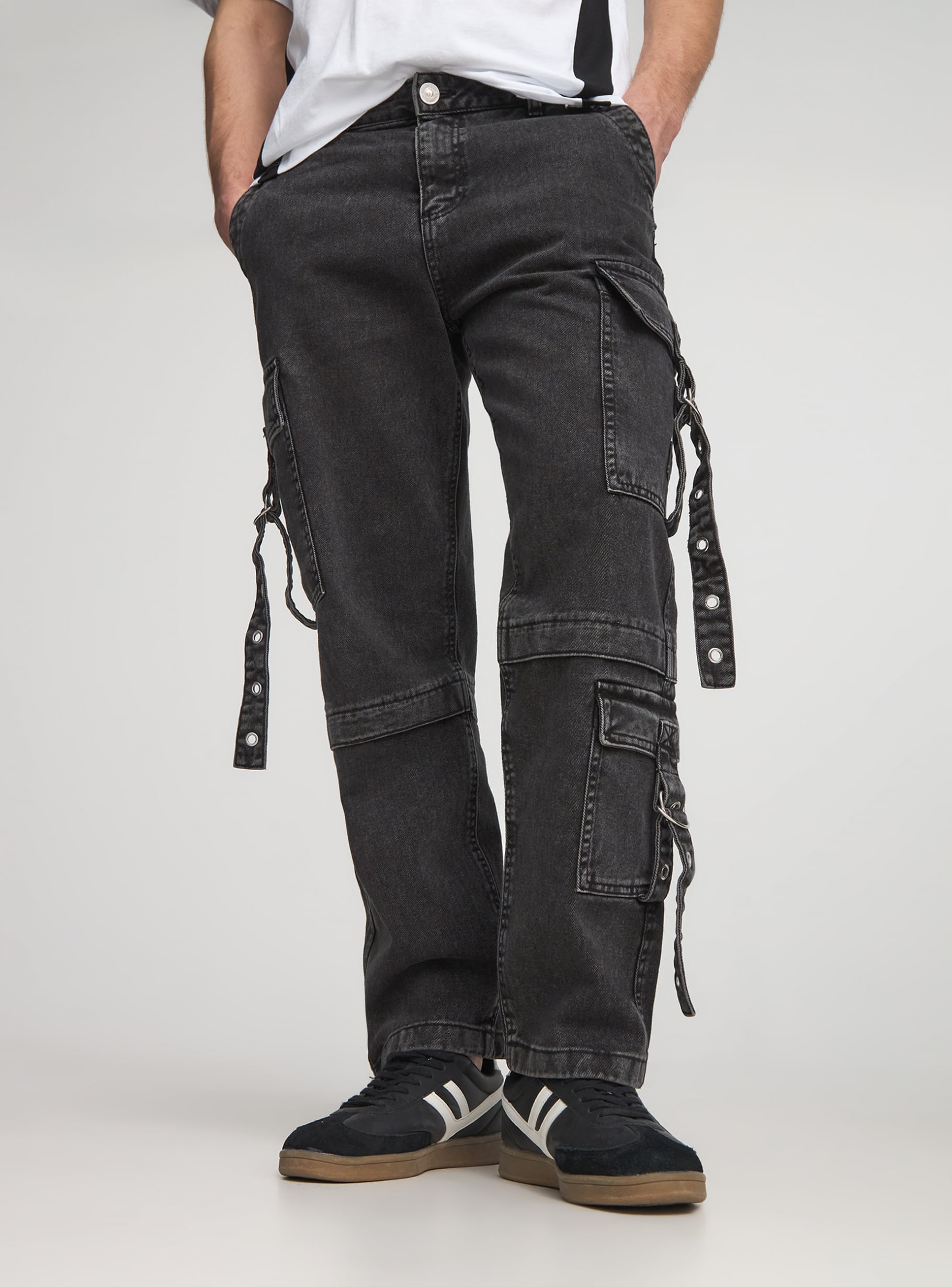 Multi pocket jeans pants 2025