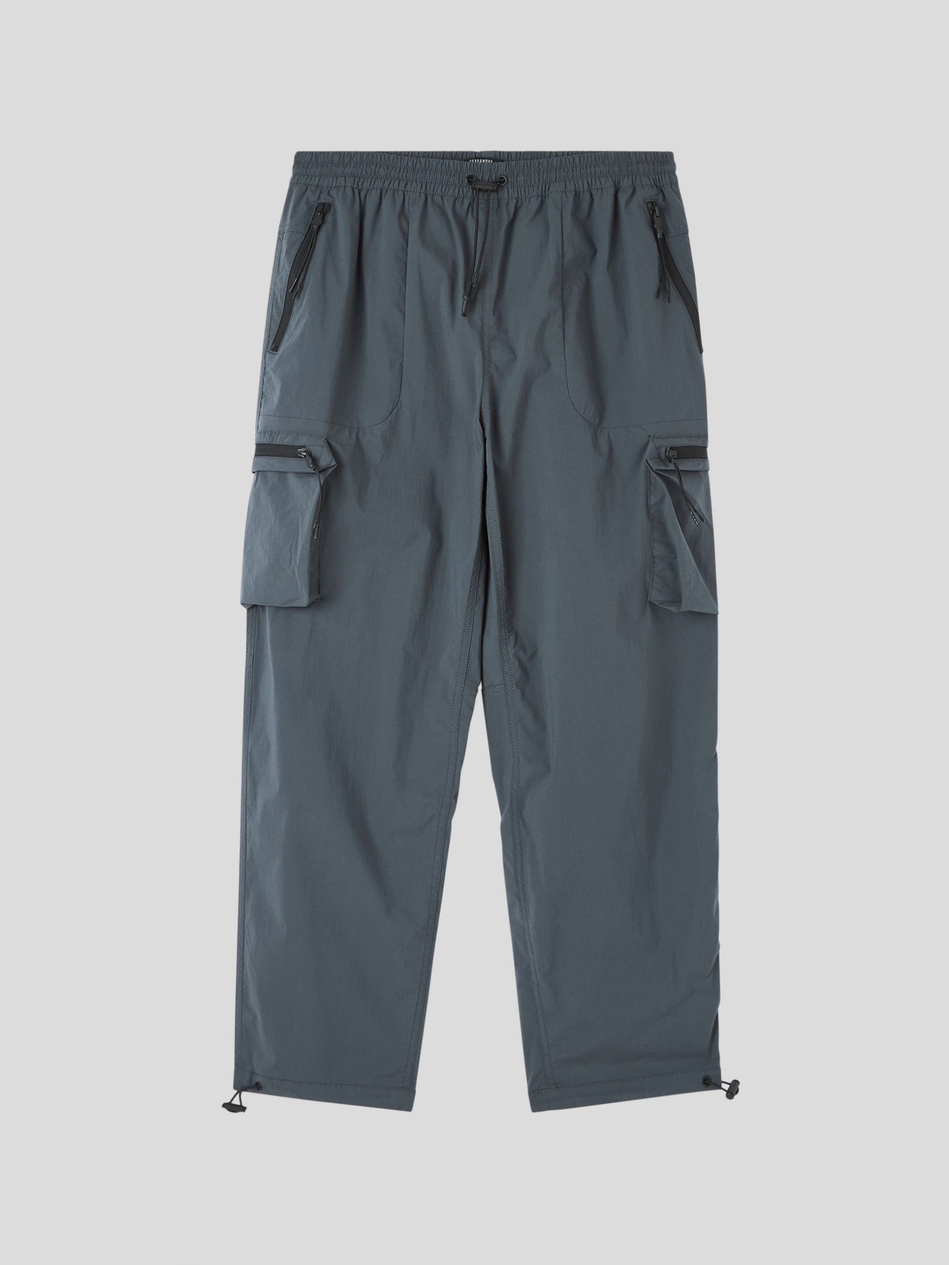 Gunmetal grey Nylon parachute pants - Buy Online | Terranova