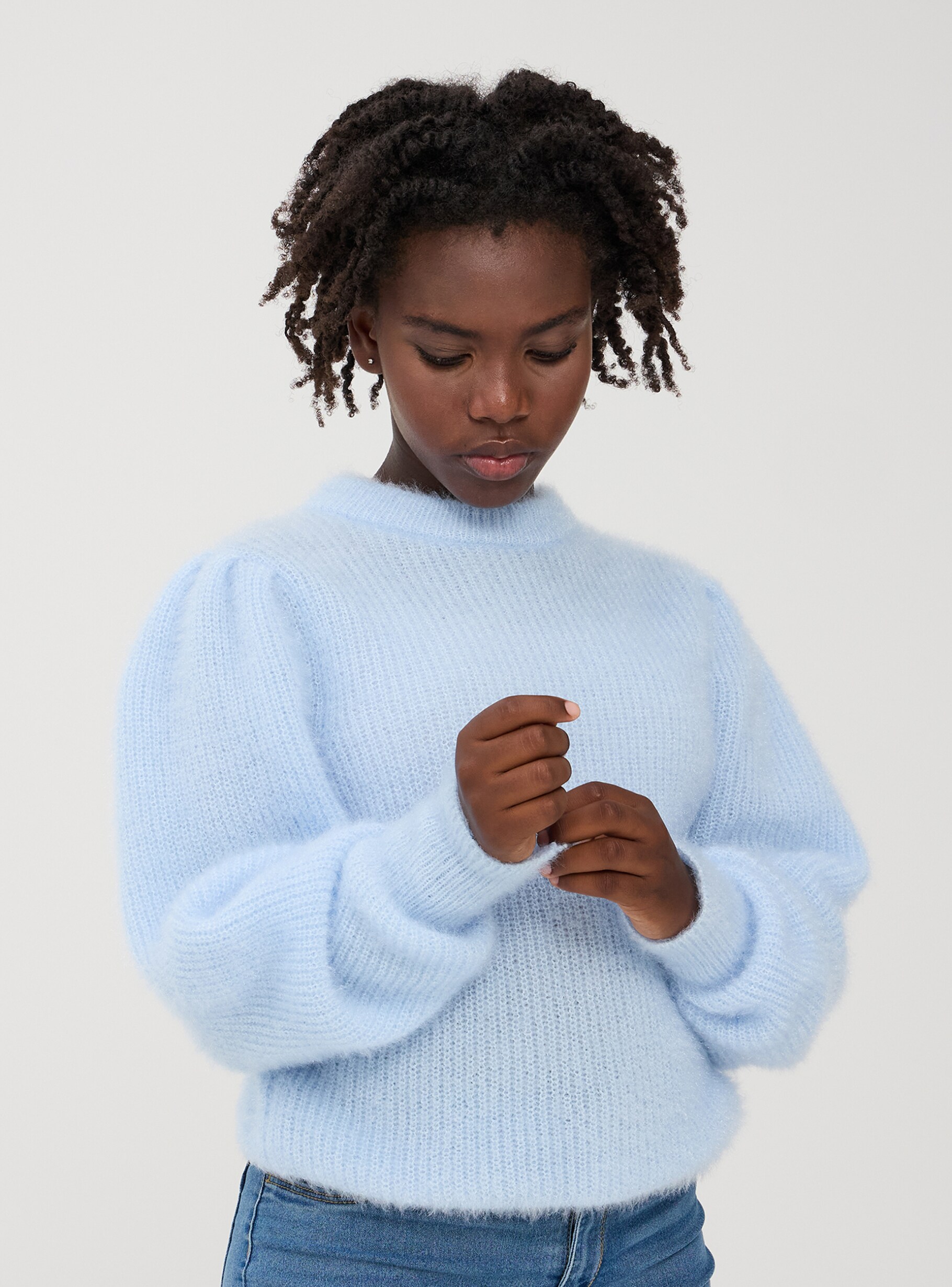 Puff sleeve jumper online