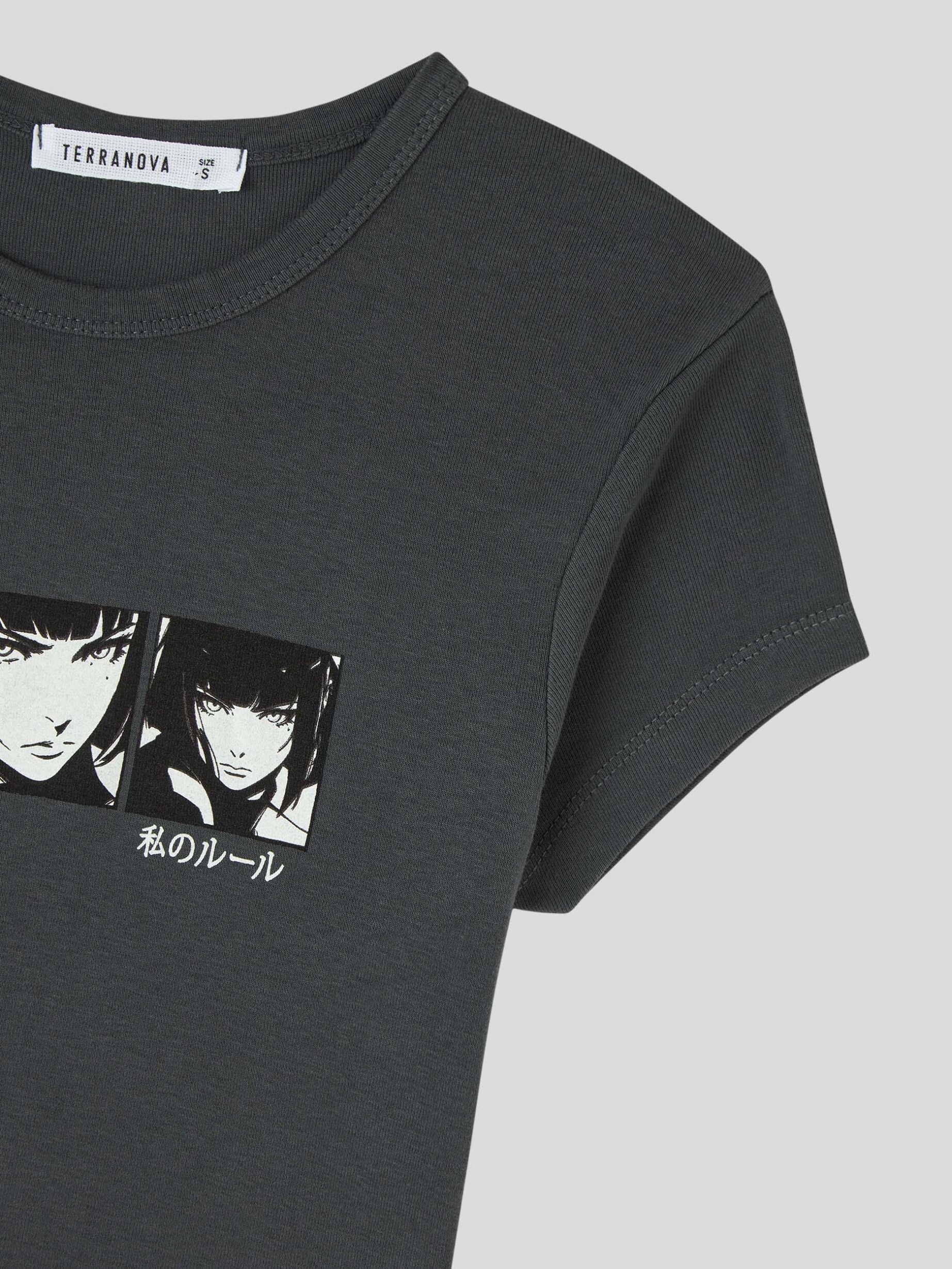 【SATIIIZ】carnic printed short-sleeved T-shirt Led Zeppelin Falling Icarus 1977 Crew Neck Short Sleeve