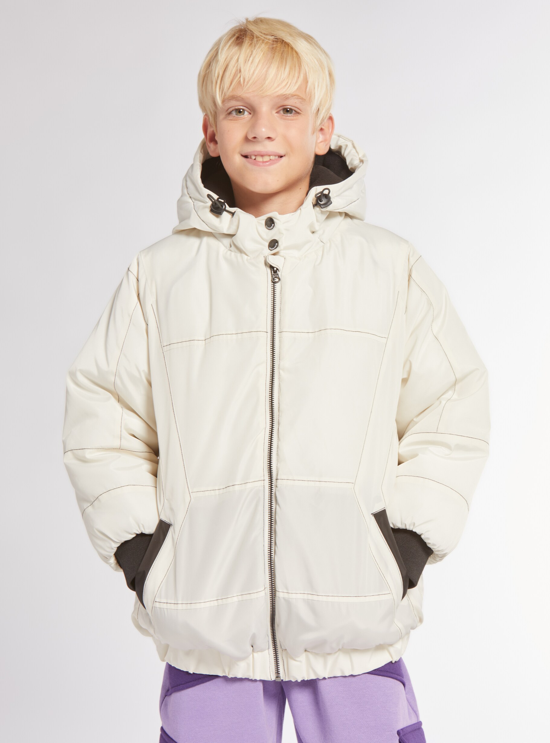 Ivory padded jacket 2025