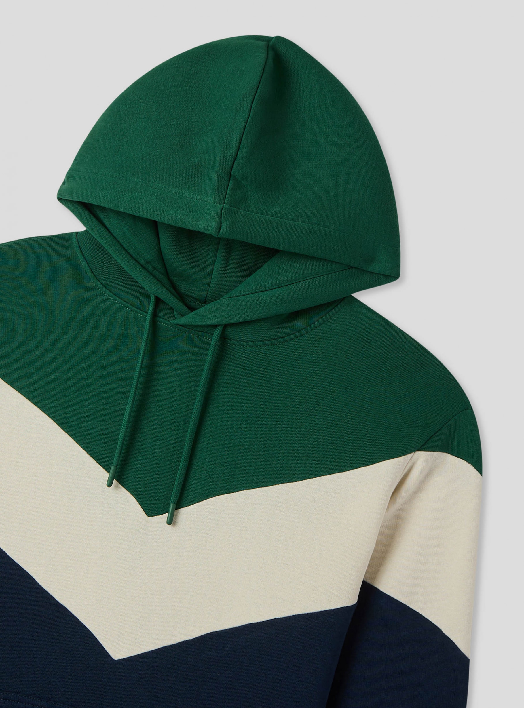 Var green lawn Colour block hoodie - Buy Online | Terranova