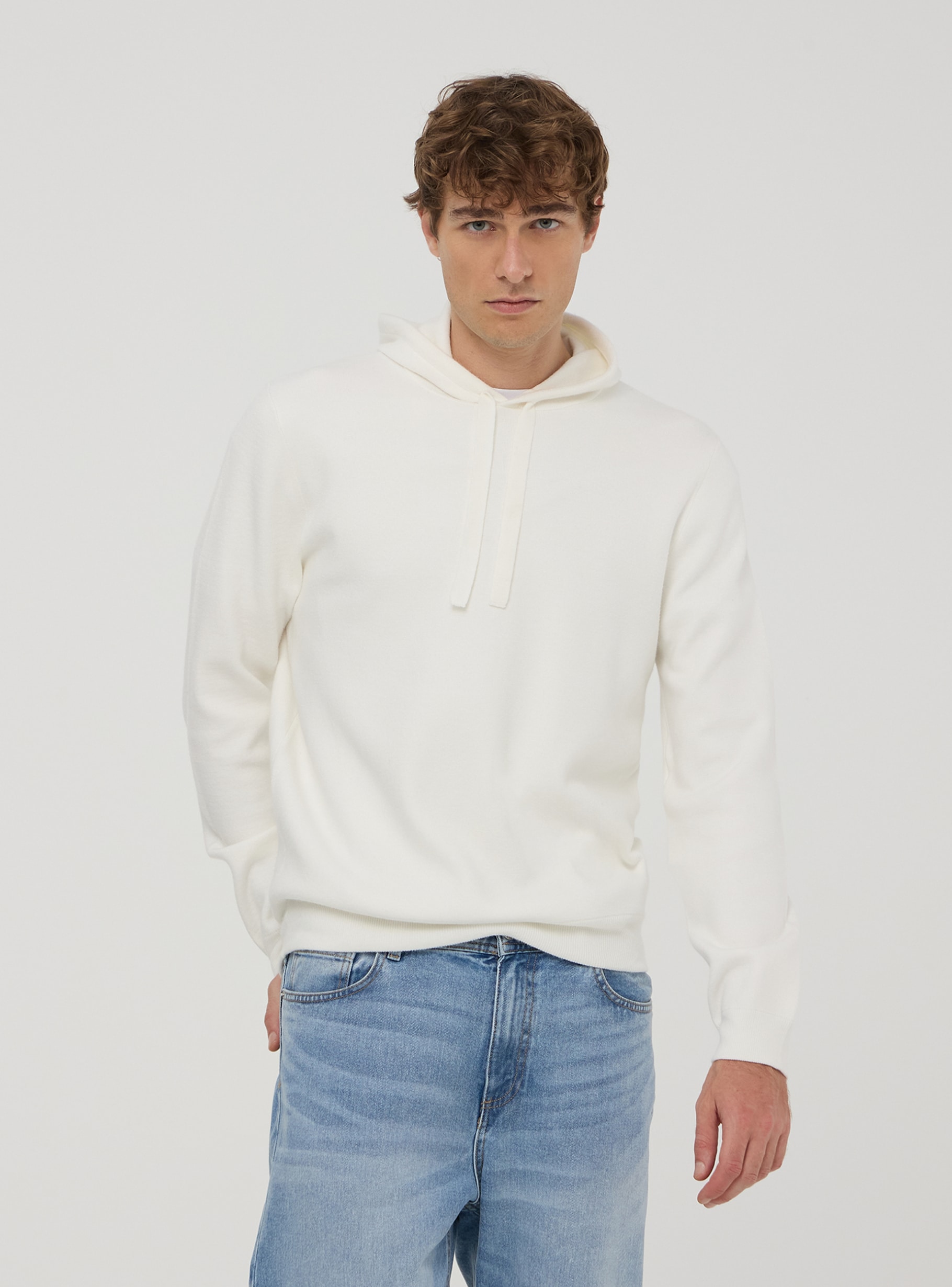 Sweat à Capuche Uni | Blanc | Jack & Jones