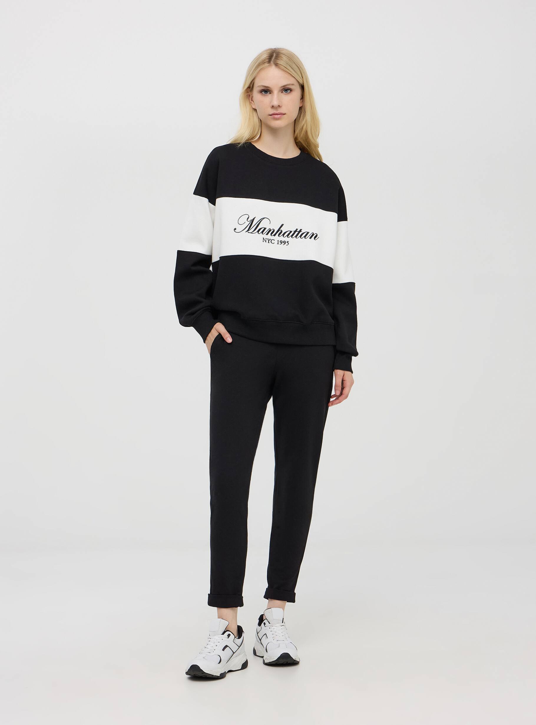 Womens colour block sweatshirt on sale