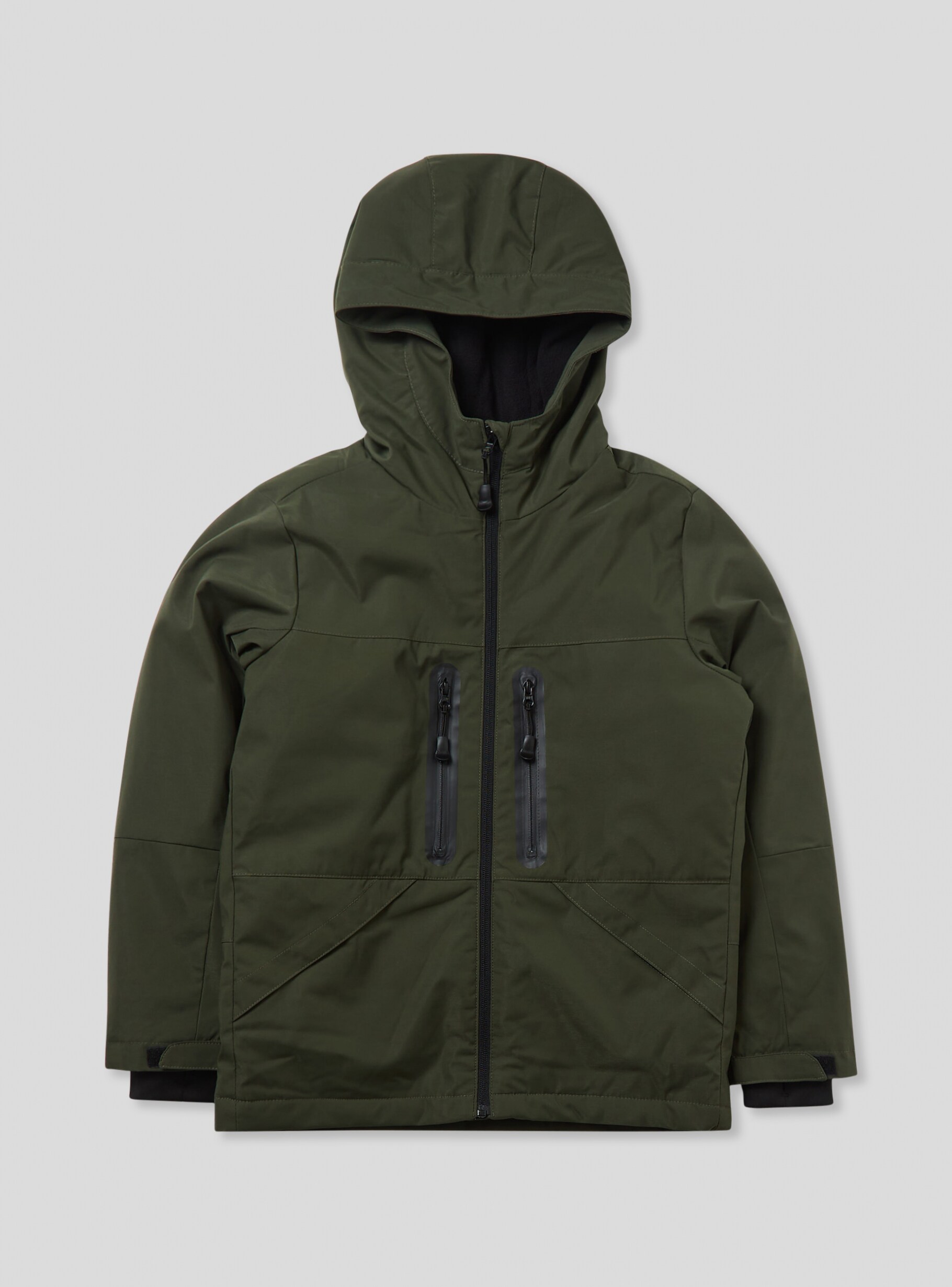 Green military dark Hooded technical jacket - Buy Online | Terranova
