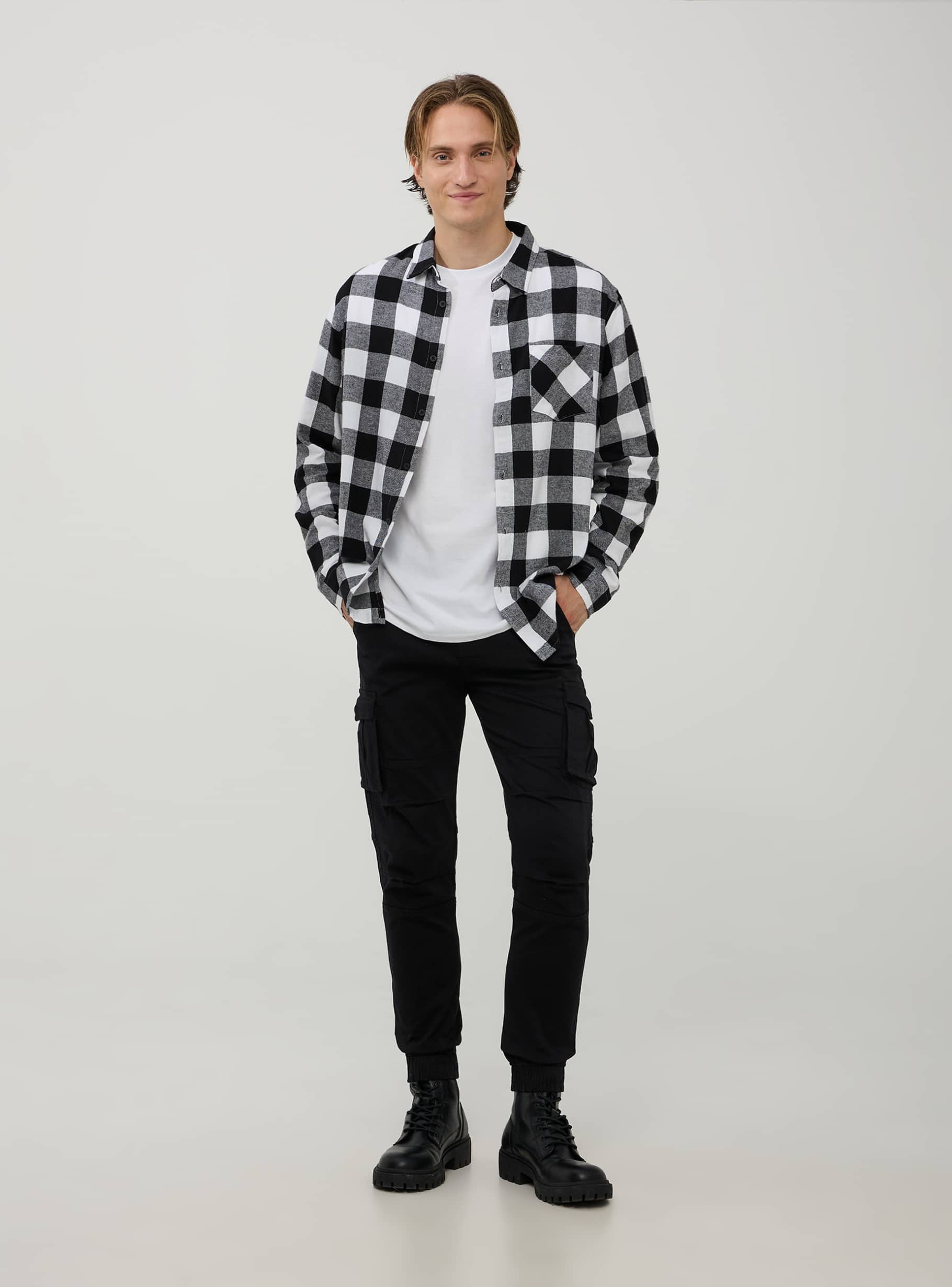Var optical whiteico 2-pack of checked flannel shirts - Buy Online |  Terranova