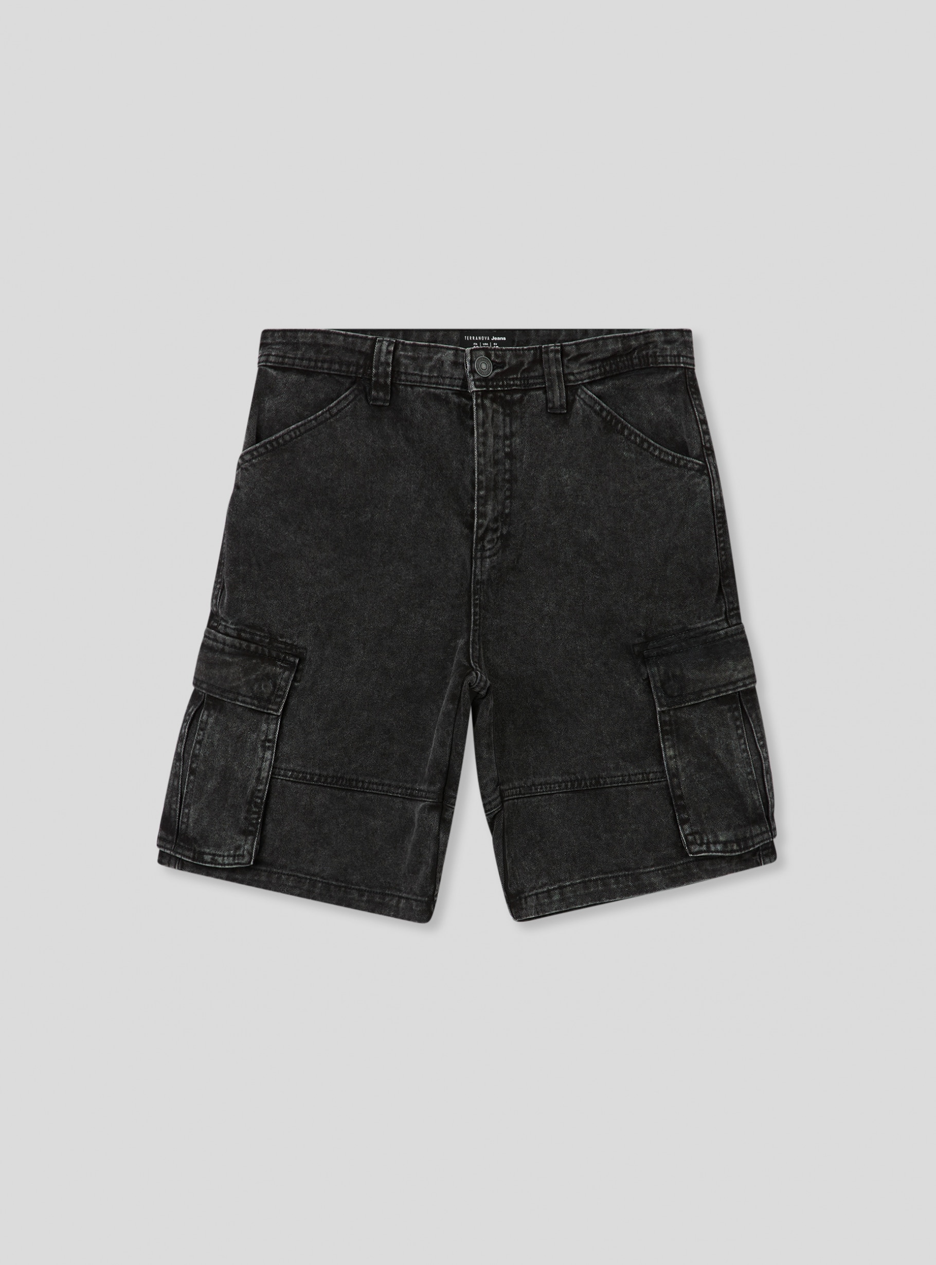 【SATIIIZ】Melanon Dirty Cargo Bermuda Pants 24F1PA04582001-