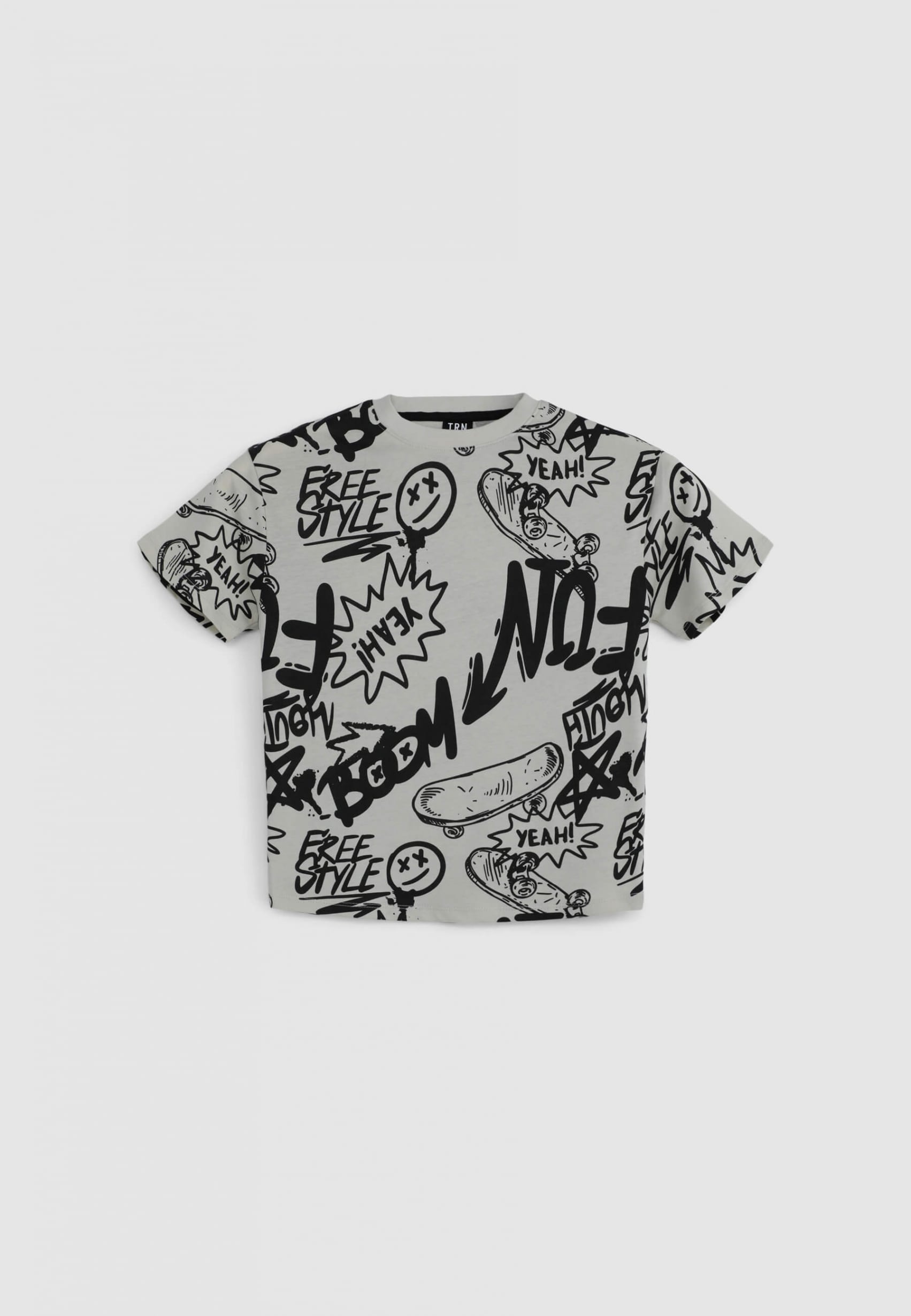 Tシャツ・カットソー COVERNAT Painting Graphic Cutting Line T-Shirt Oatmeal 06224611250-e1.jpg?ts=