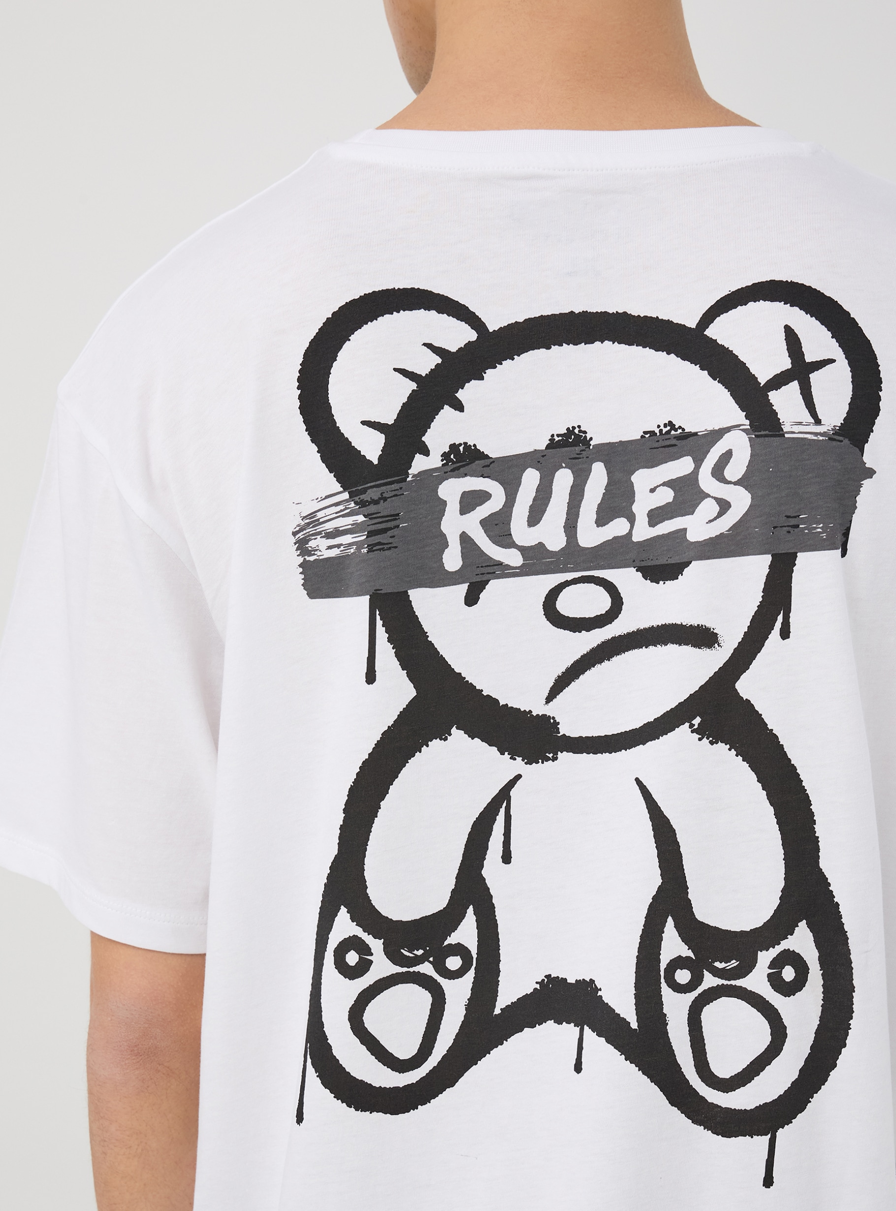 Tシャツ・カットソー [READY4NEXT] TeddyBear Artwork short sleeved Tshirt(WHITE) SAB0070494001S347_in_i5_030602