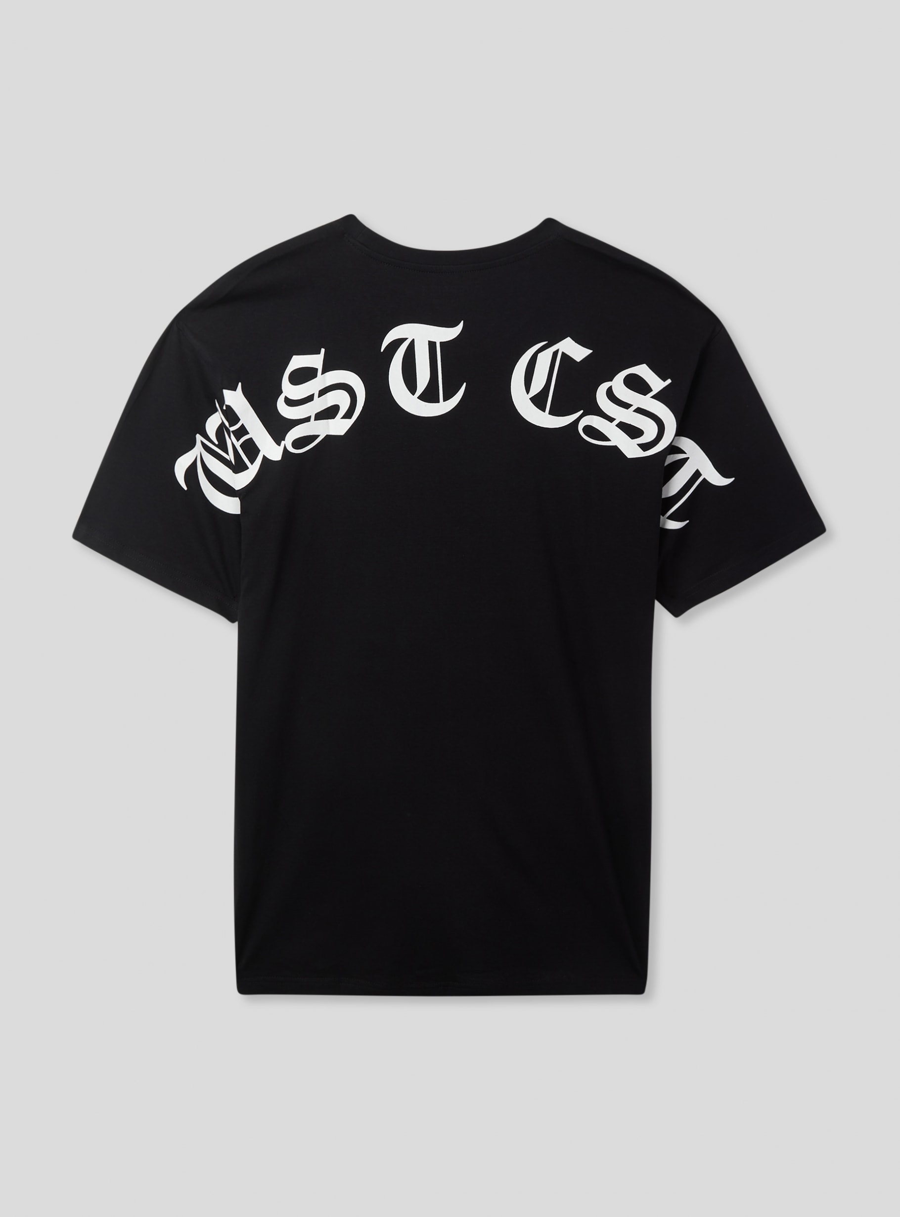 Black Gothic print T-shirt front/back - Buy Online | Terranova
