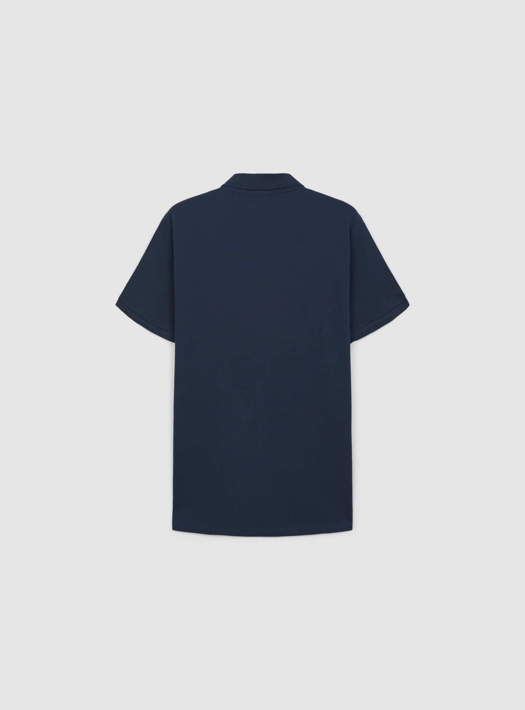 Blue navy Solid colour piqué polo shirt Buy Online Terranova