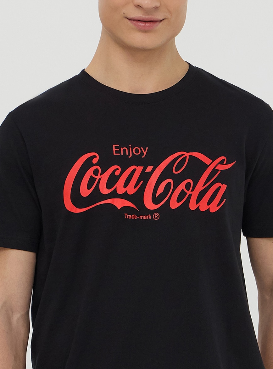 Koszulka z nadrukiem Coca-Cola® Czarny - Kup online