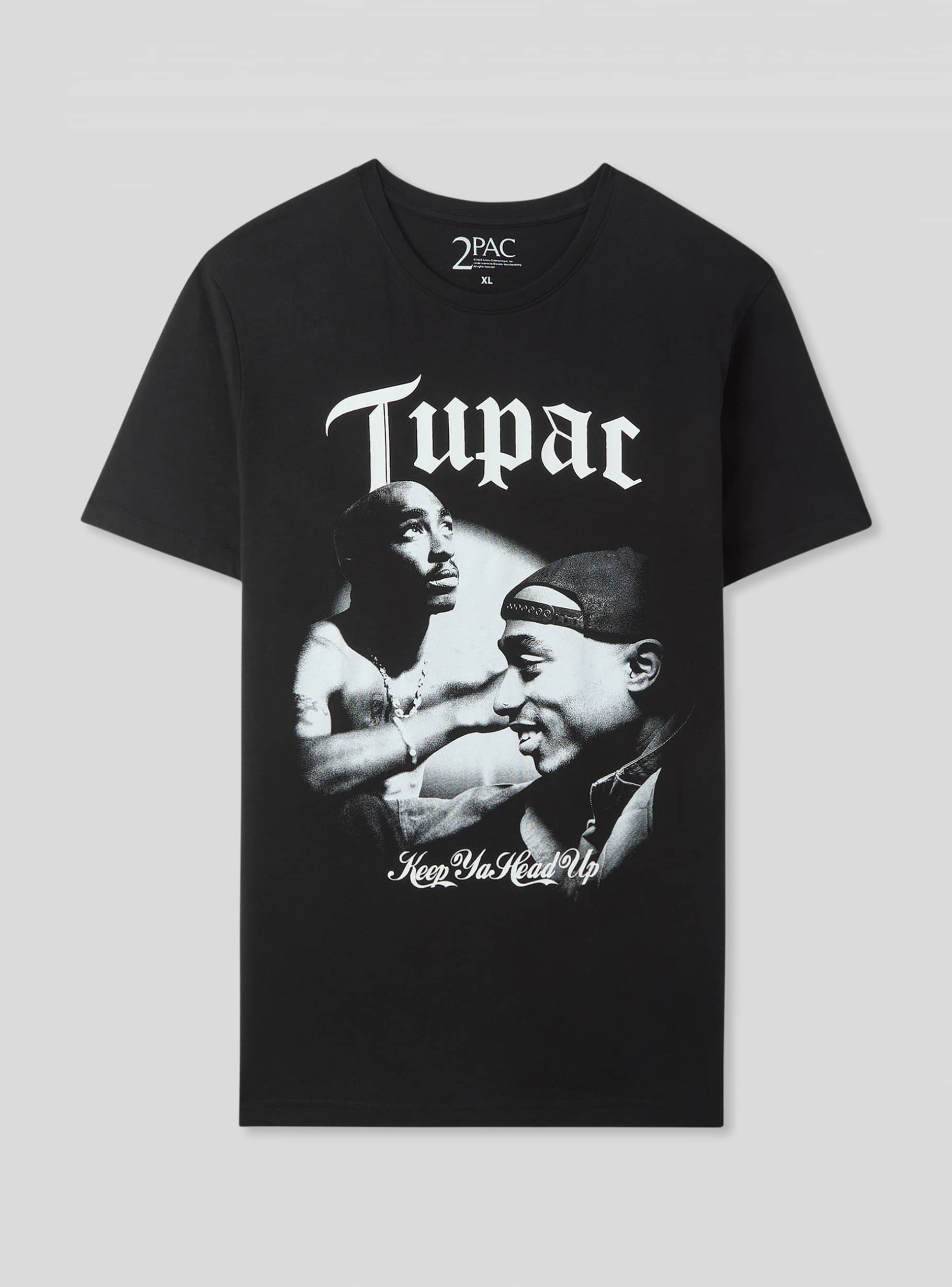 Black T-shirt with Tupac® print - Buy Online | Terranova