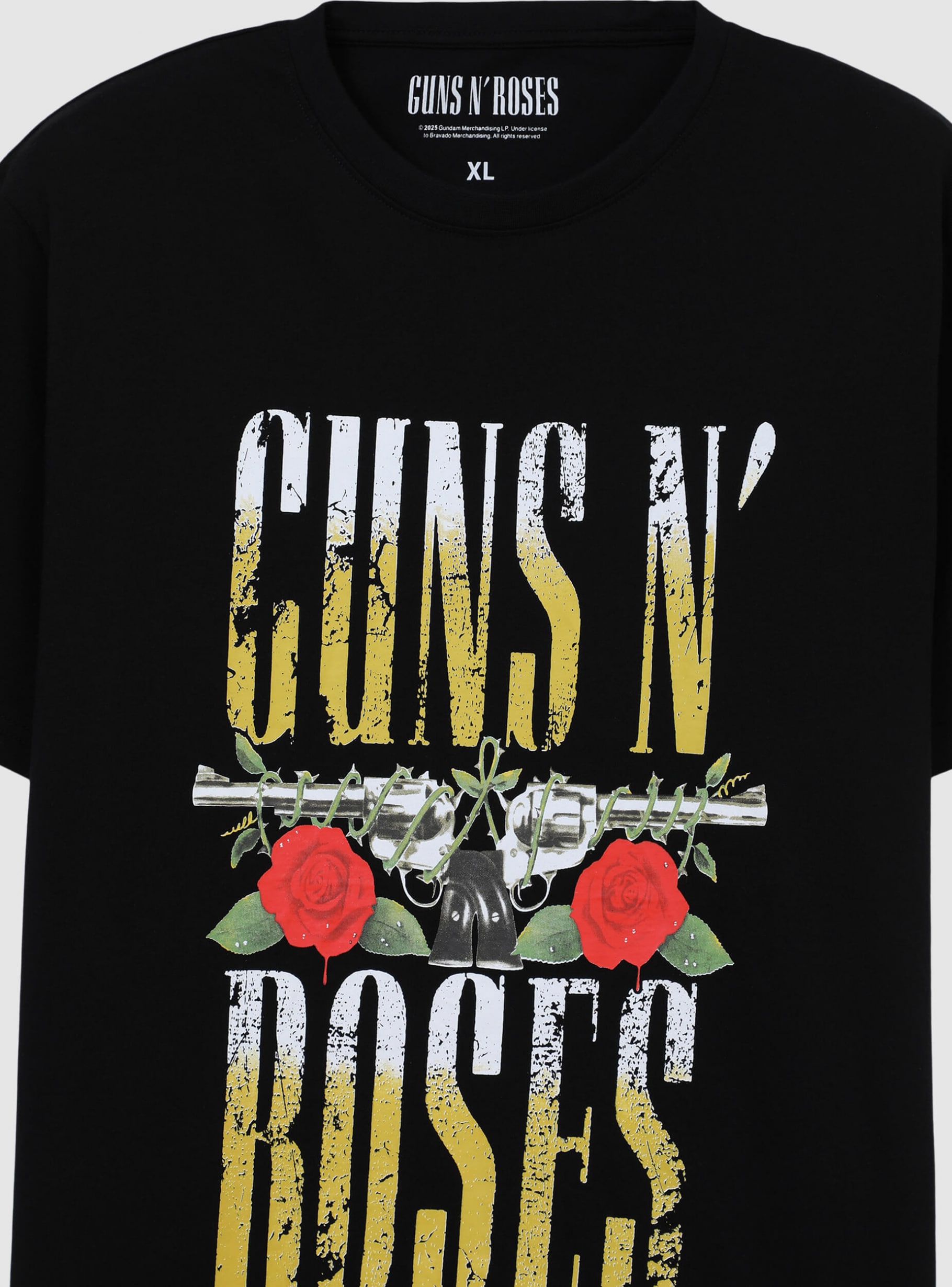 Black Guns N' Roses® printed T-shirt - Buy Online | Terranova