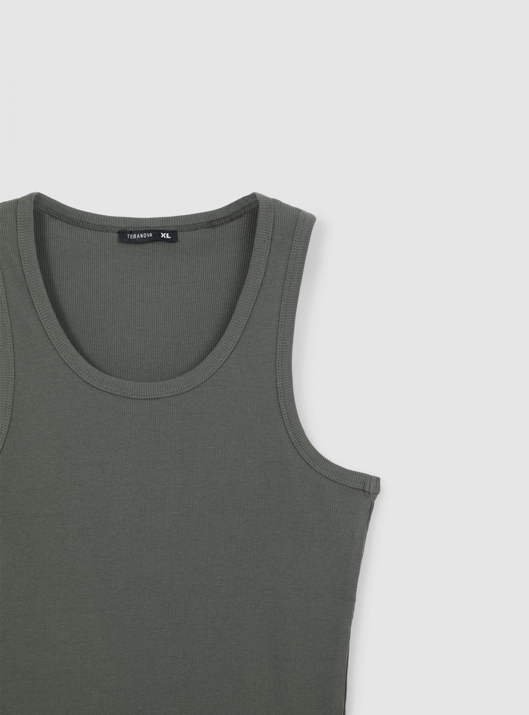 WAX Basic tank top チャコール　Lサイズ 楽天市場】WAX Basic tank top / ワックス ベーシック タンク