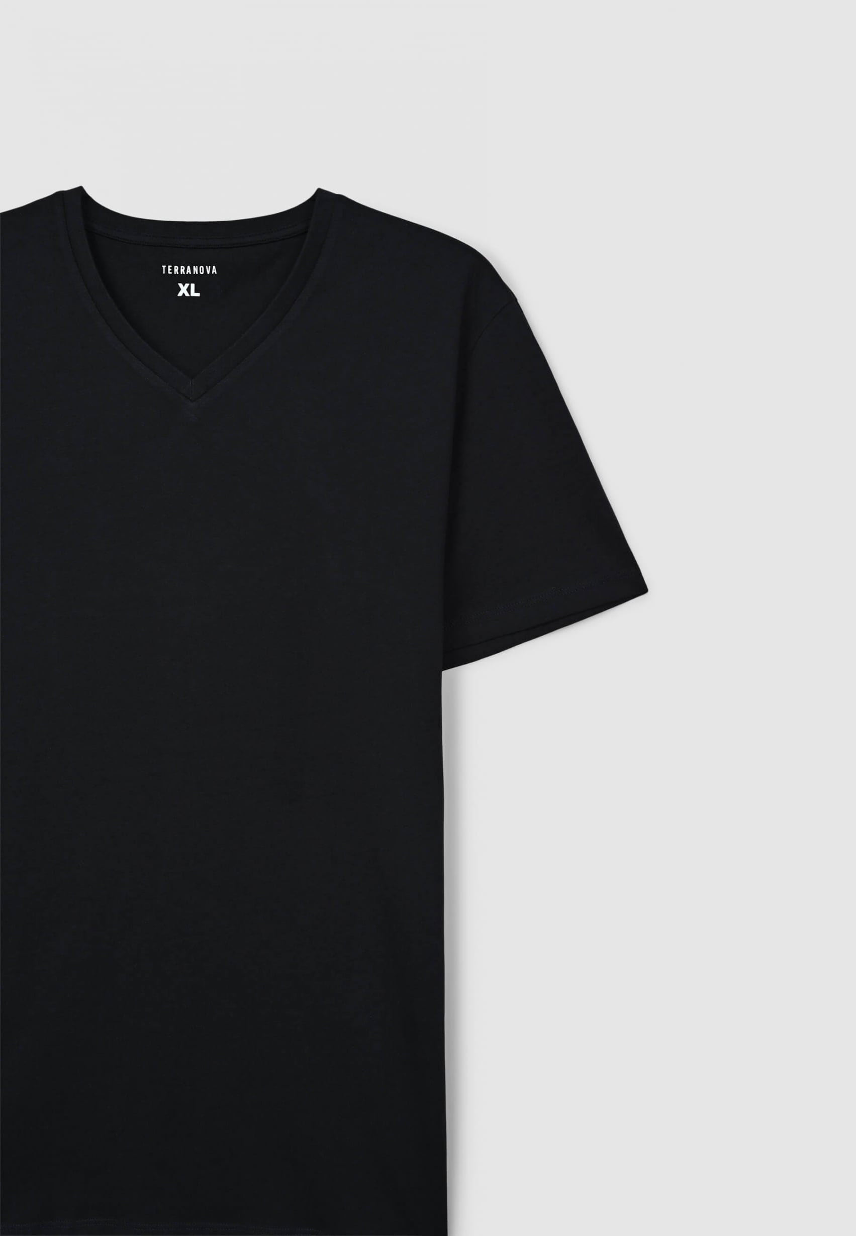 T-shirt with v-neck | Lindex