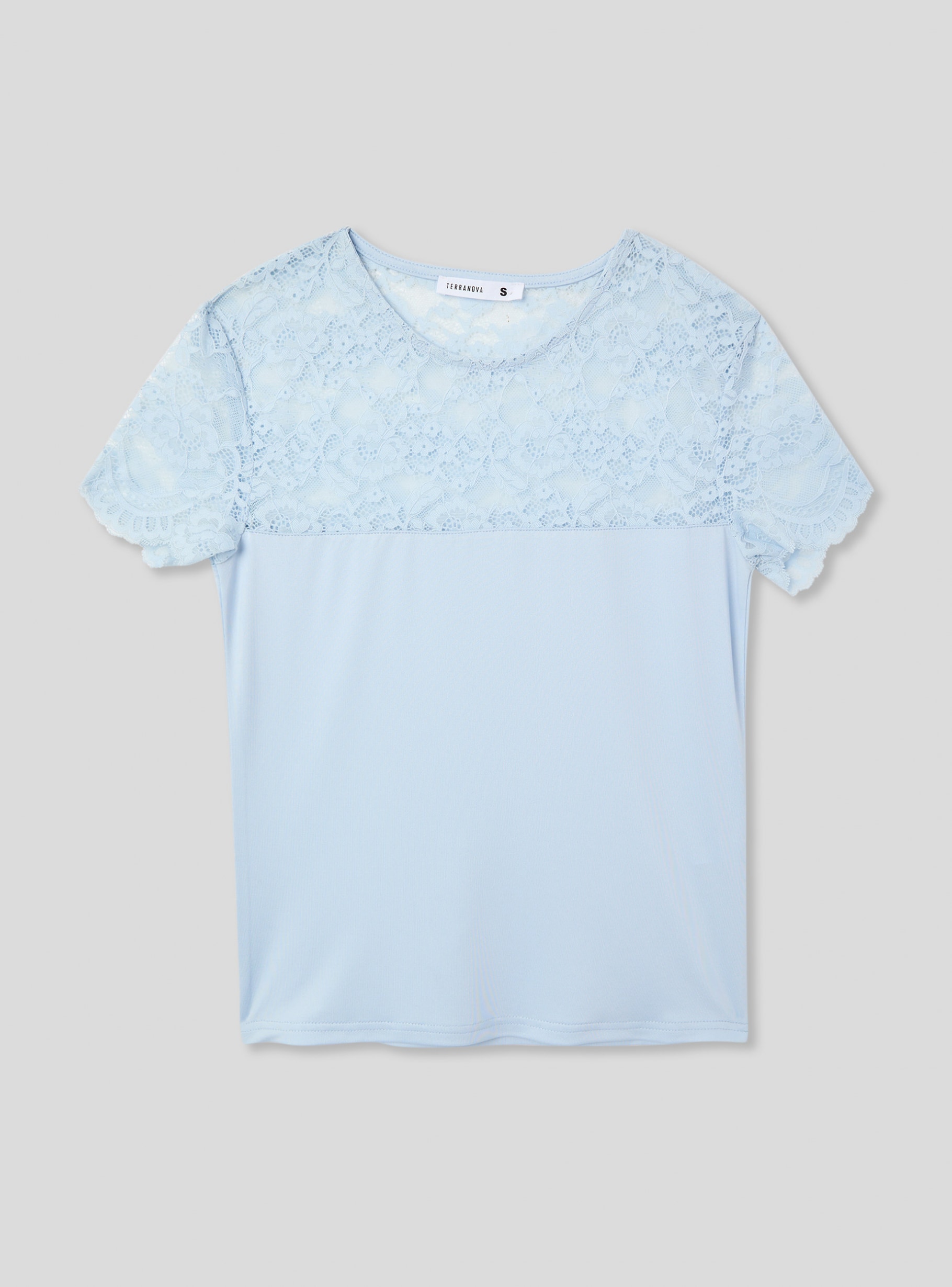 【GRAILZ】GR LACE T-SHIRTS [SKY BLUE] CPM253TS41_SG27-FRONT_4174004a
