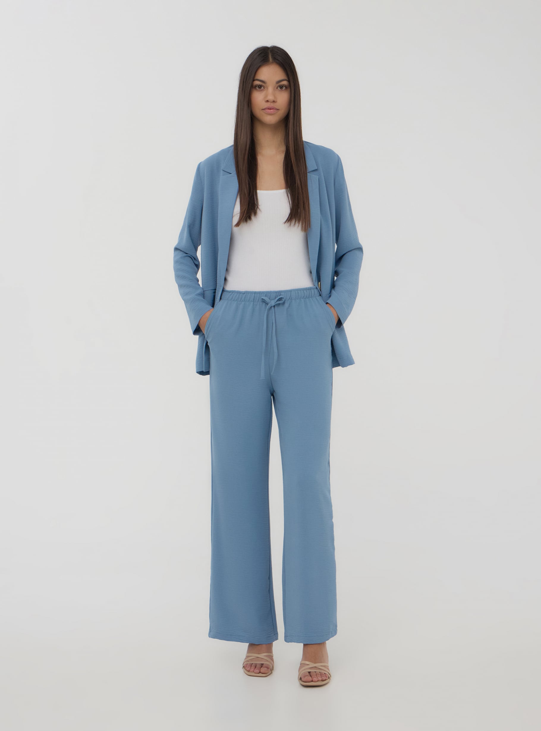 Avio Wide-leg trousers with drawstring - Buy Online | Terranova