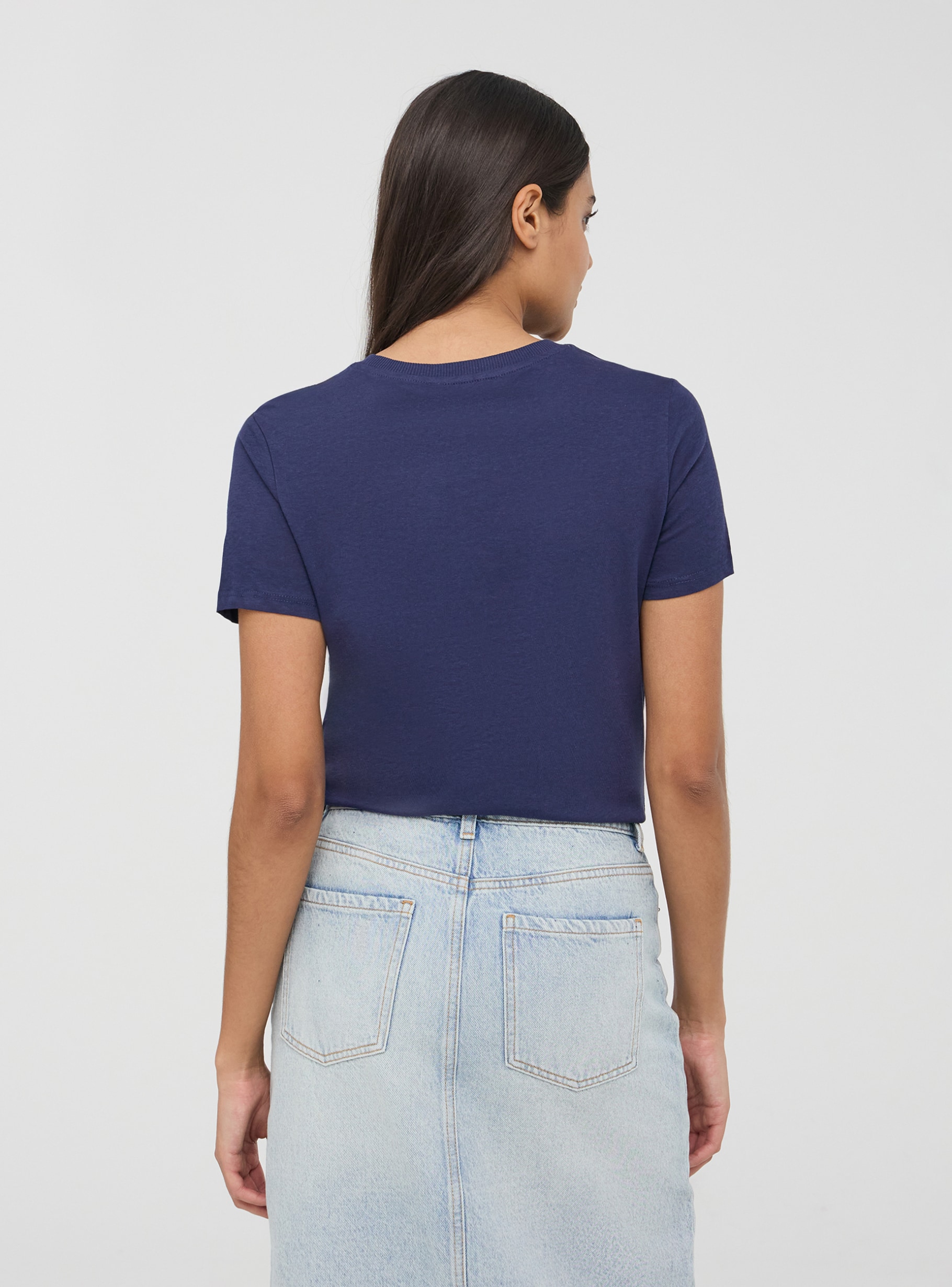Blue dark College print T-shirt - Buy Online | Terranova