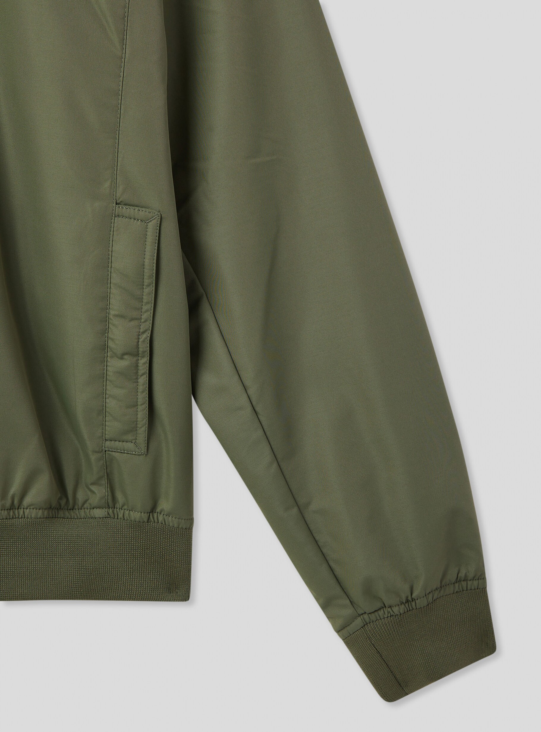 Sage Lightweight waterproof nylon jacket with hood - Buy