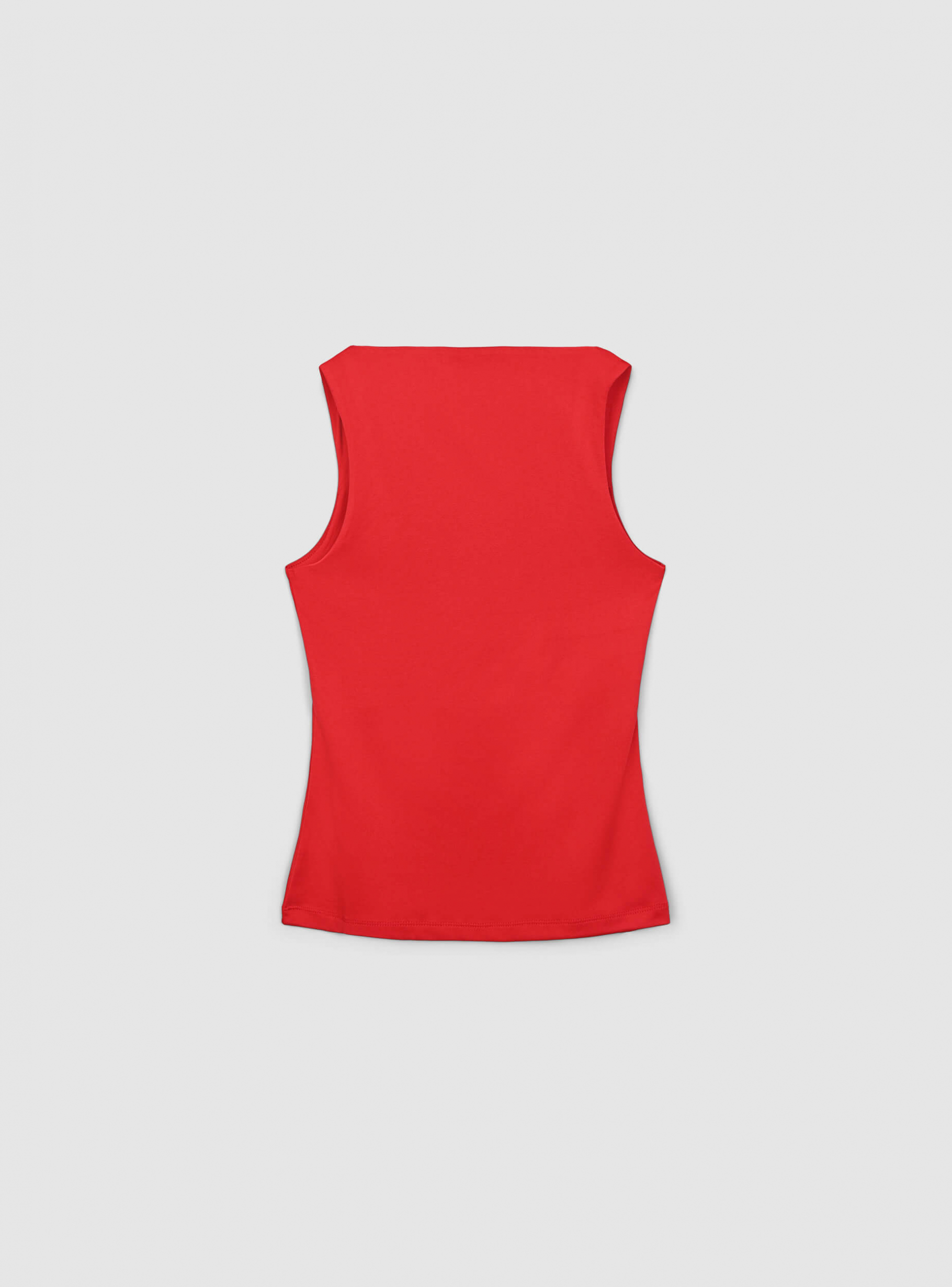 Top Scollo A V Con Pizzo - Scollo A V - Senza Maniche - Crema - DONNA - Foto 8