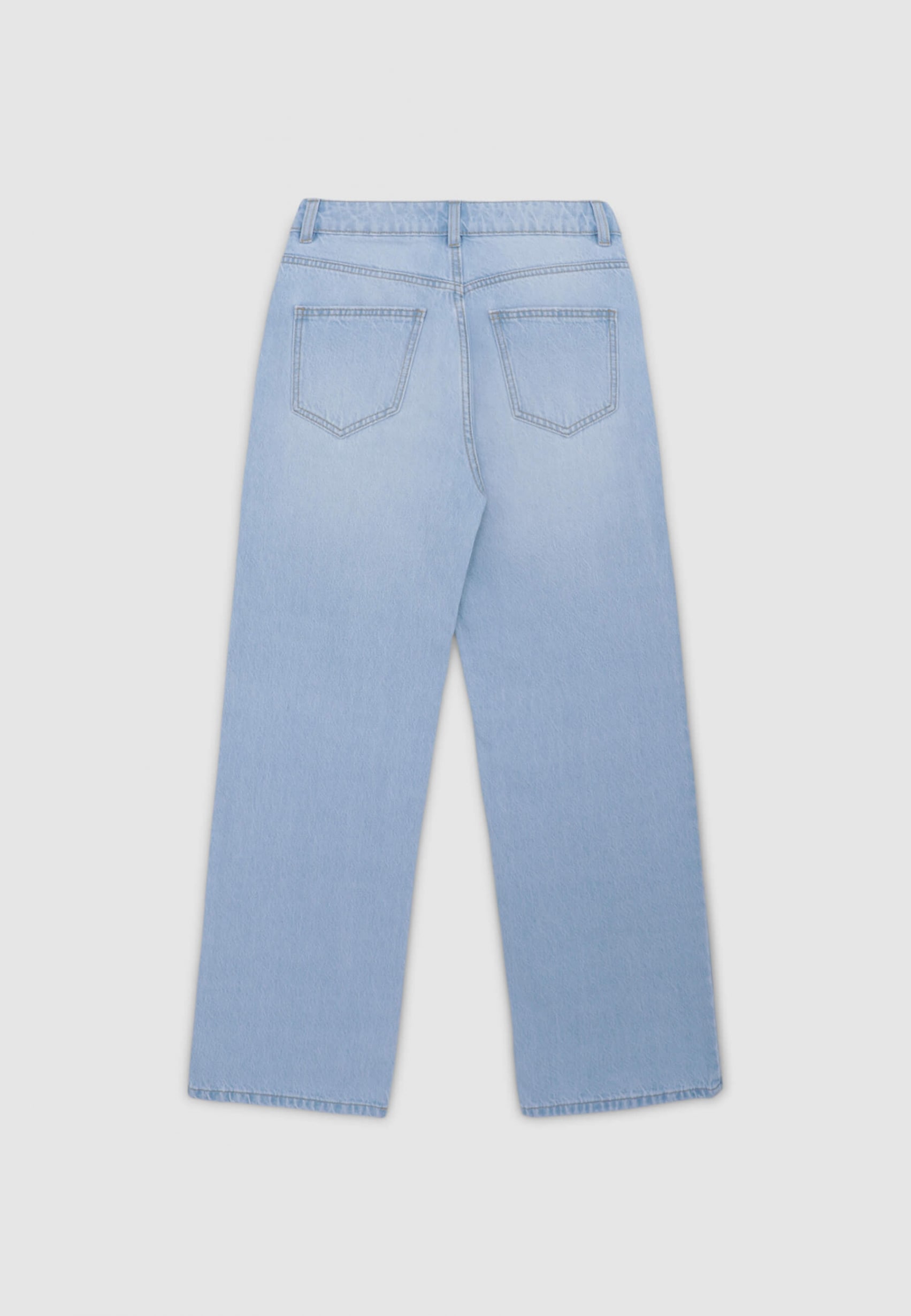 デニム・ジーパン HUECLOSET Slab Semi Flare Denim Pants 25KERO376 Center Seam Flare Denim Pants Ⅱ / GRAY / 24 | L