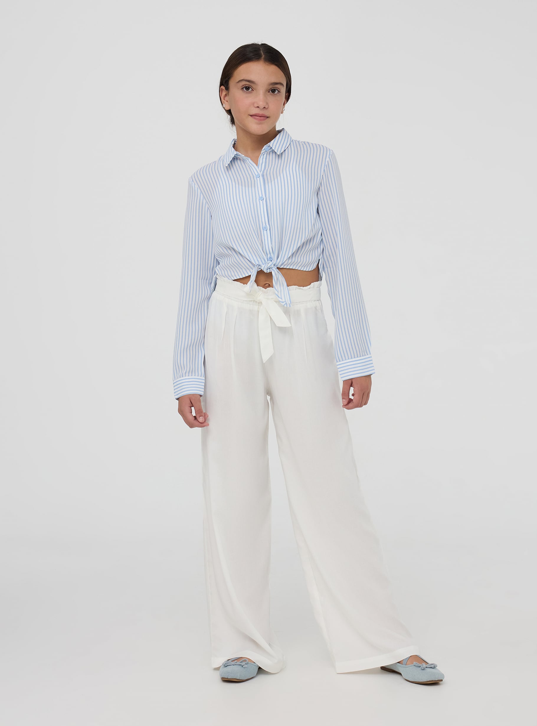 パンツ ERMANNO SCERVINO Printed viscose wide-leg pant Designer pants and luxury shorts for women | Ermanno Scervino