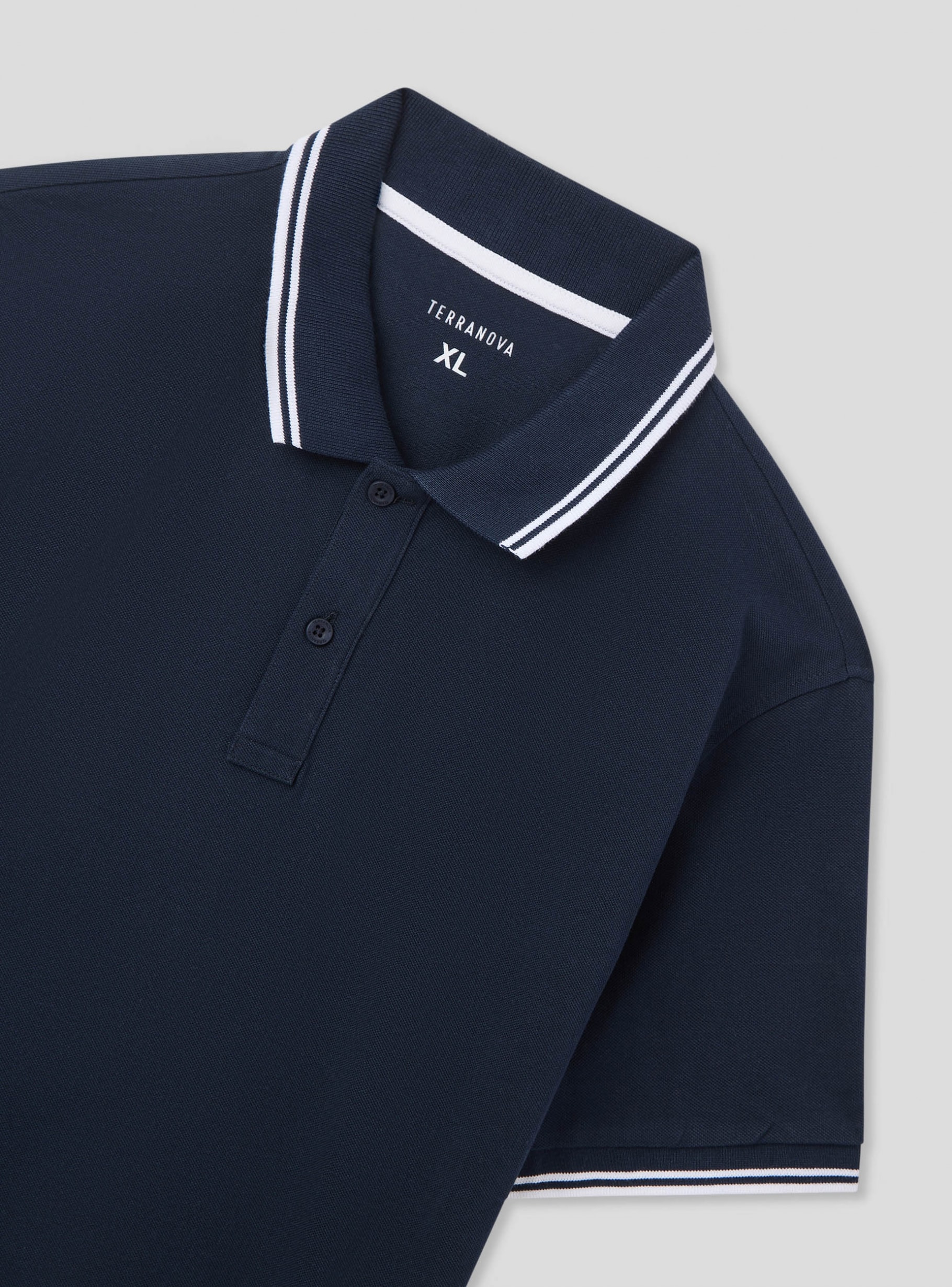 Var blue navy Pack of polo shirts with contrasting trims Buy