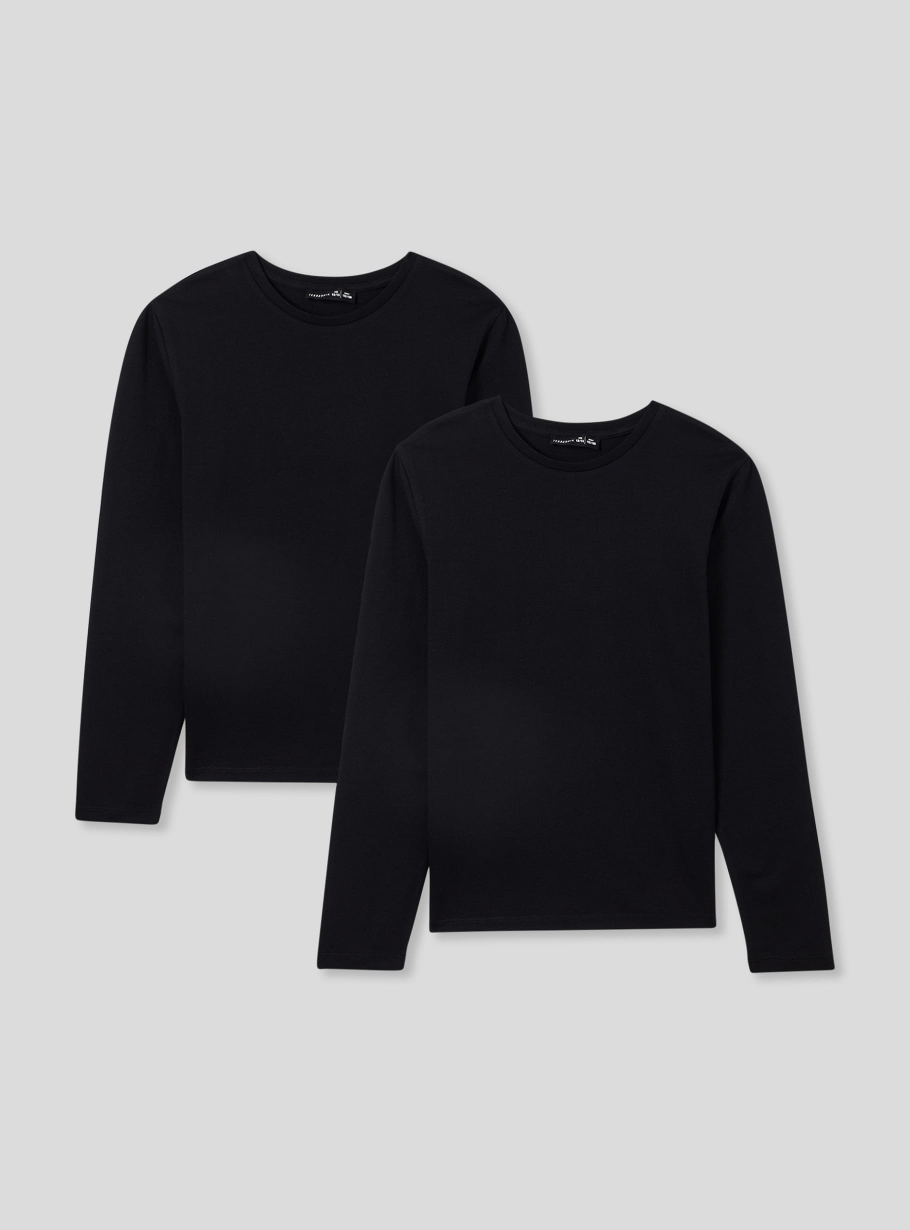 Black Pack of plain basic t-shirts Buy Online Terranova