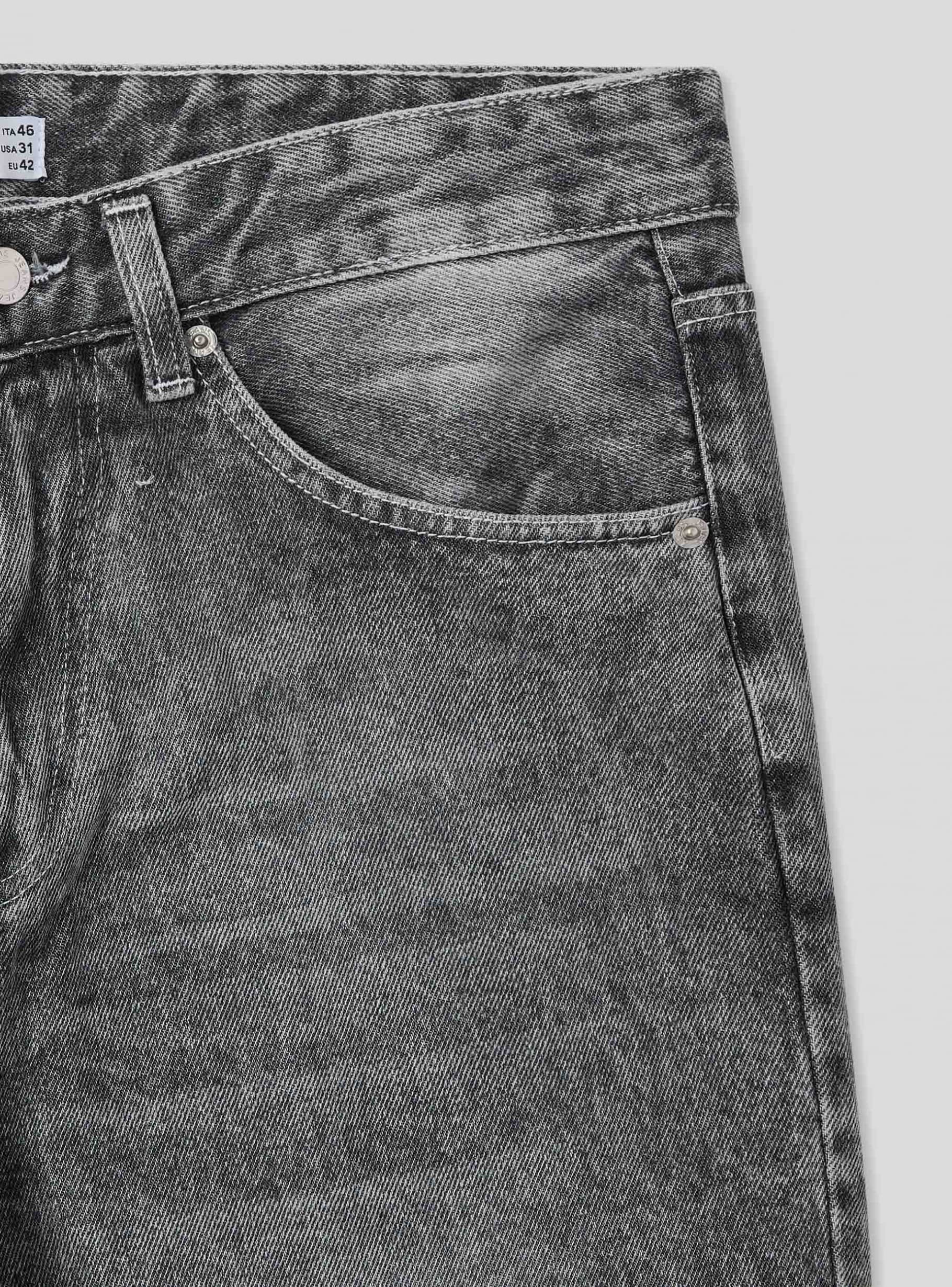 Denim grey Acid wash baggy jeans - Buy Online | Terranova