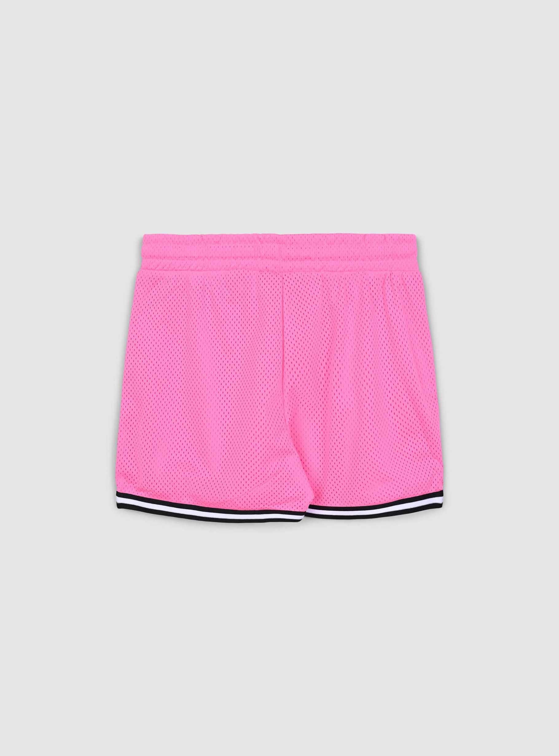 Pink barbie light Basketball-style mesh shorts with print Buy