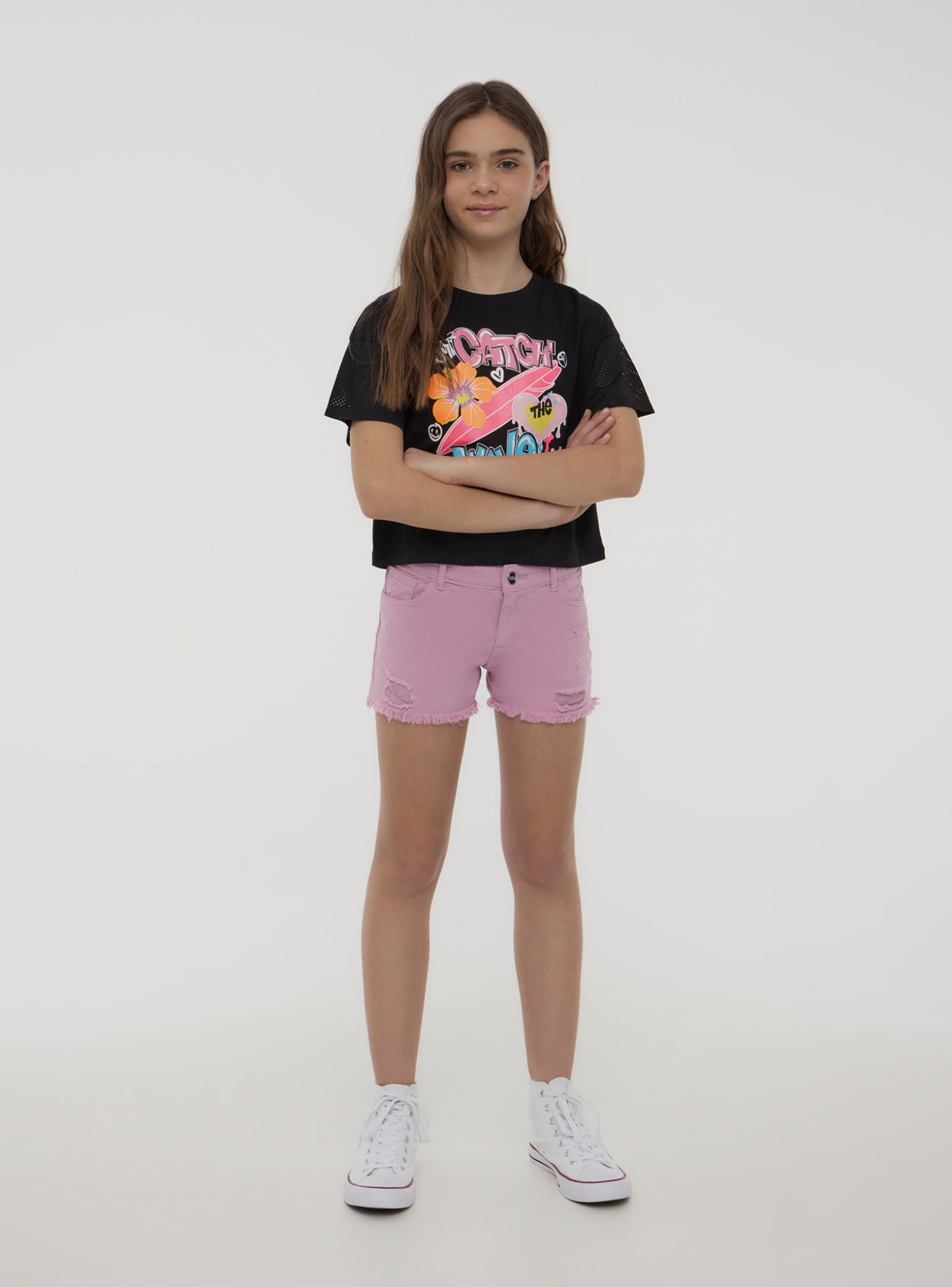 ショートパンツ PINKO Scintille delave satin shorts Rosa 29982939_59008949_1000.jpg