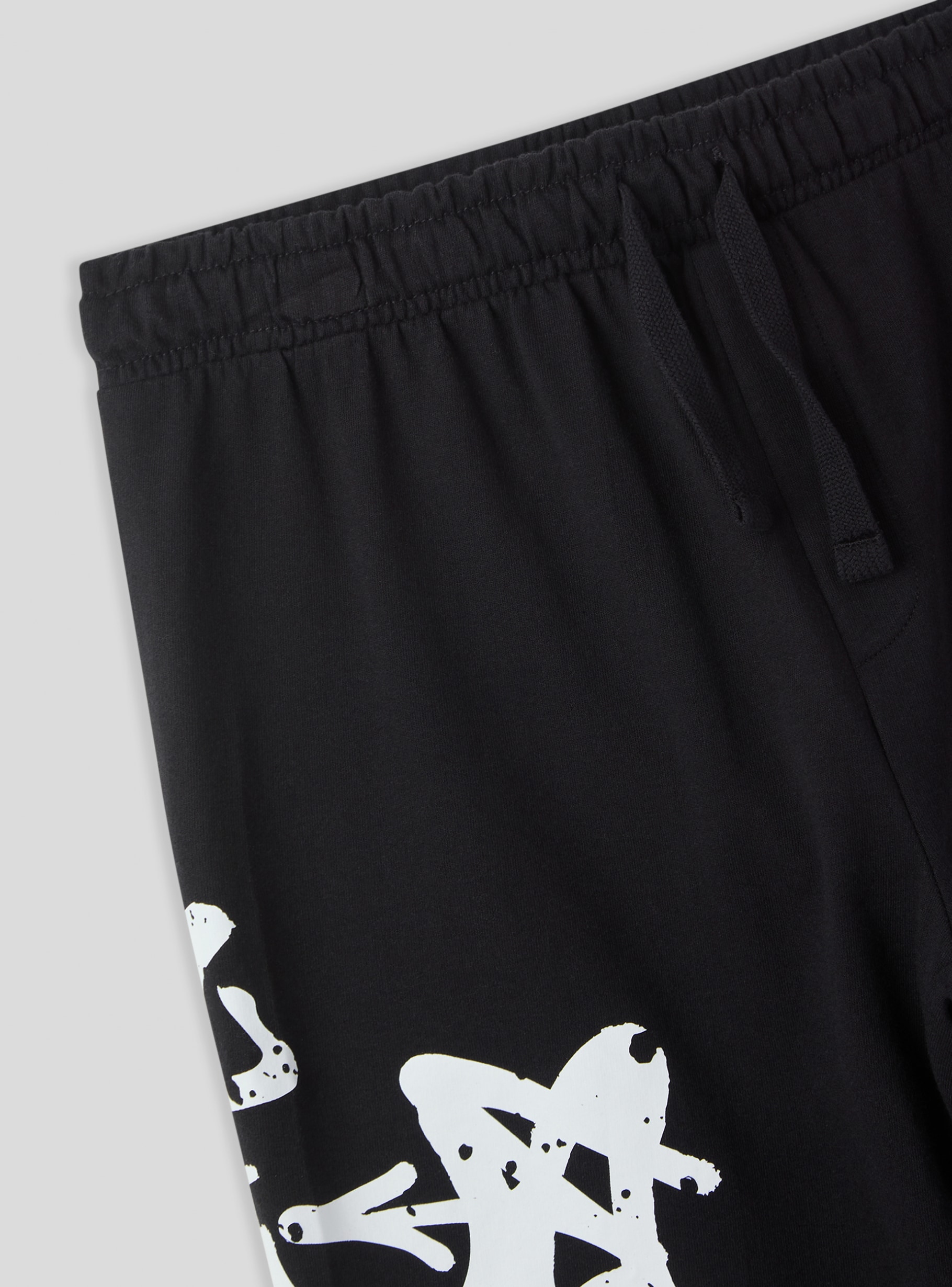 ★関税込★GRAFFITIONMIND★GRAFF PRINT SWEAT SHORTS★ Bleached Graffiti Print Sweat Shorts – Patron of the New
