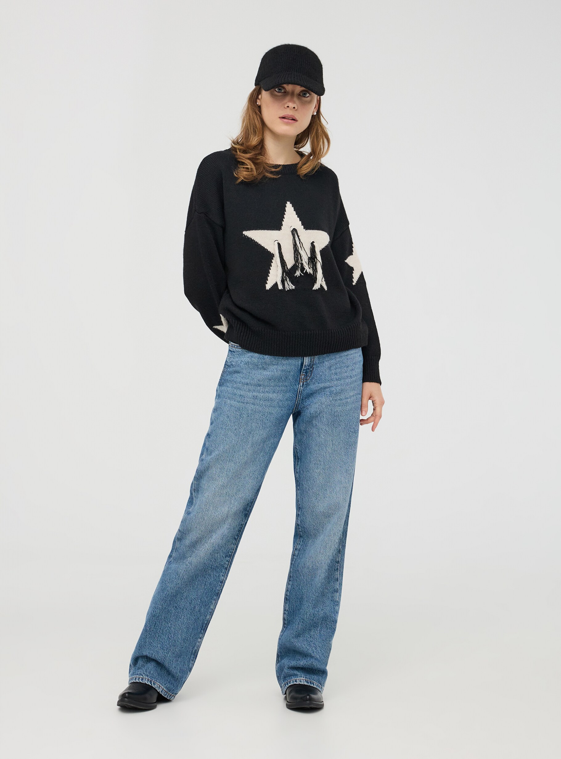 Jumper with star on front on sale