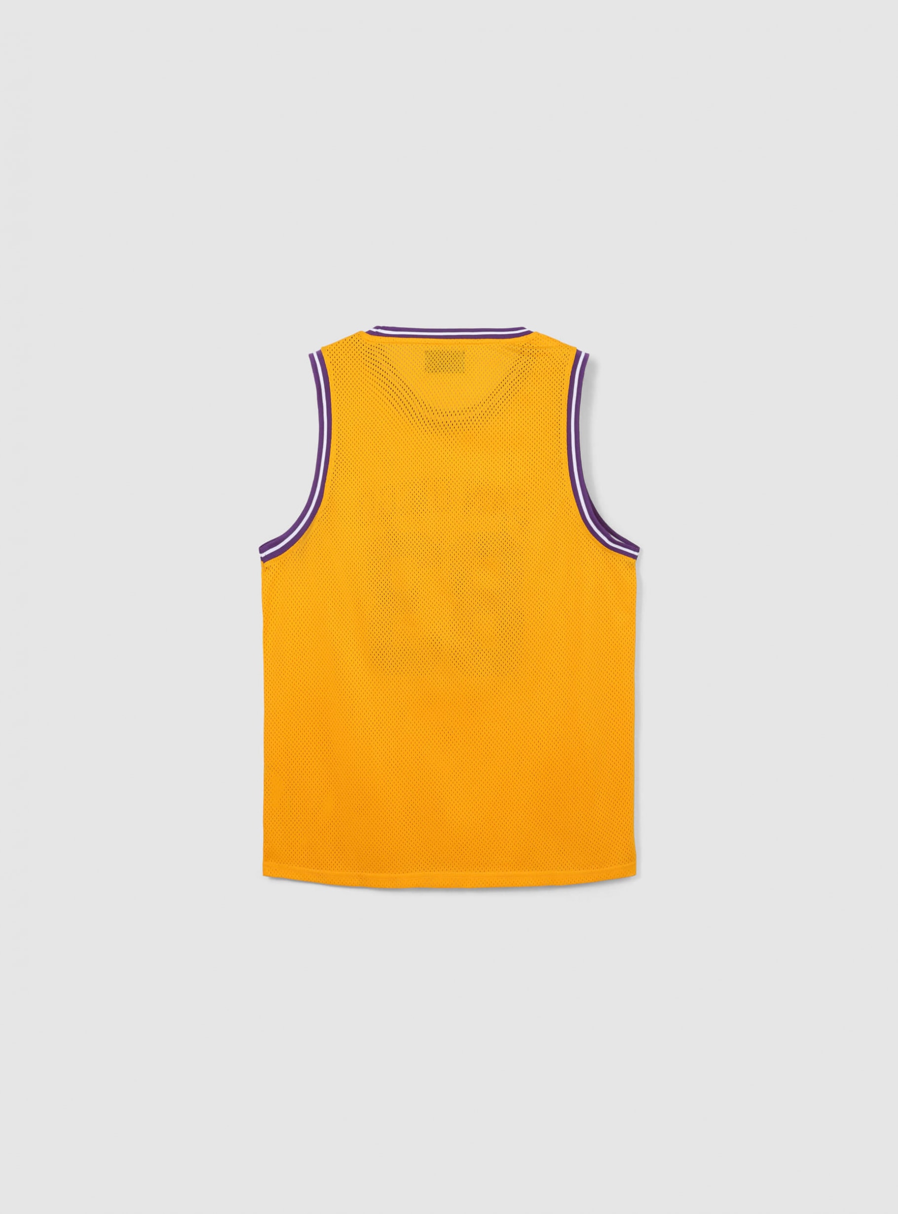 Yellow sun Basket mesh tank top with print - Buy Online
