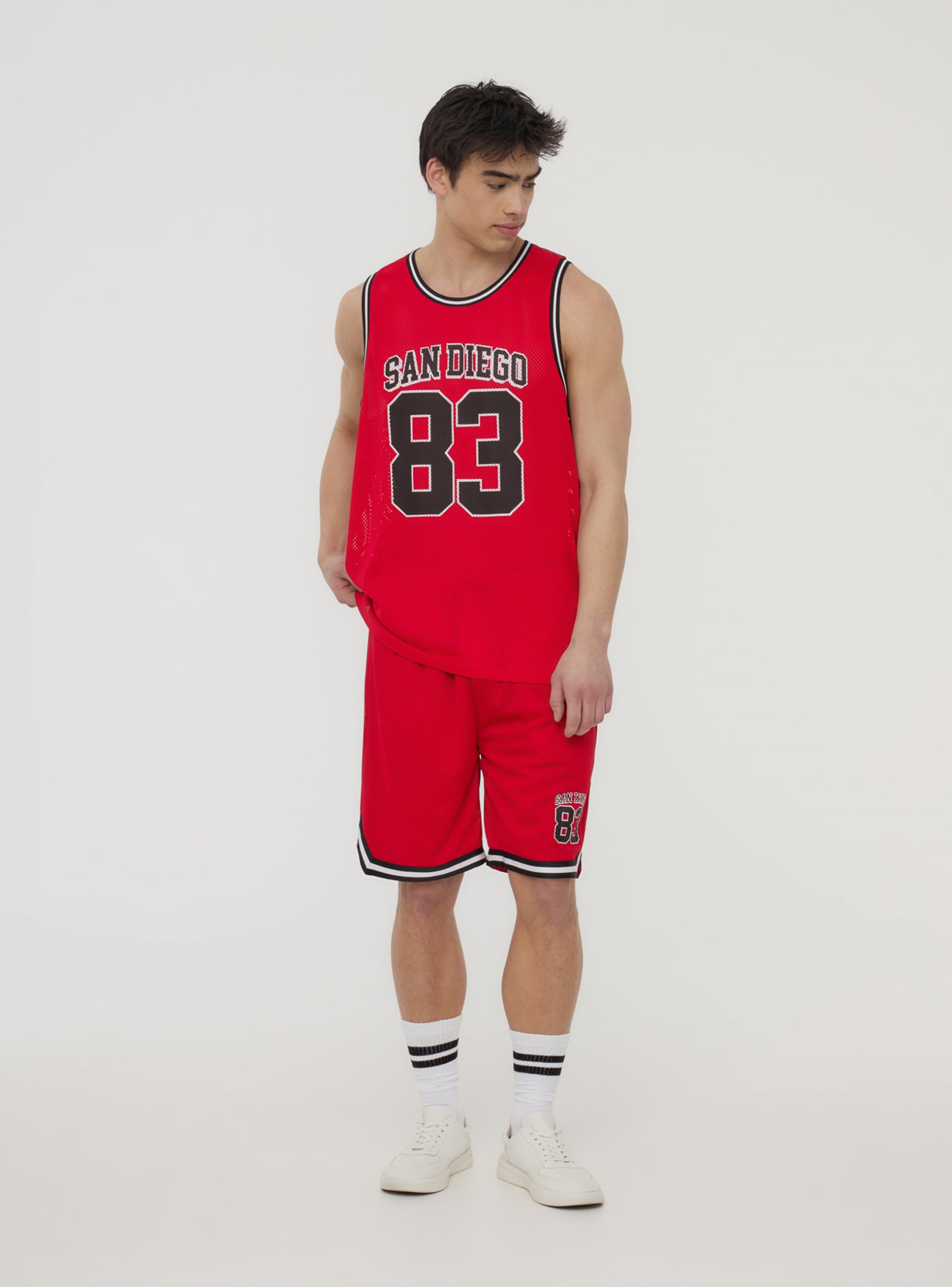 ウェア SAPEur BASKET TANK TOP SAPEur BASKET TANKTOP レオパード ブラウン L サプール タンク