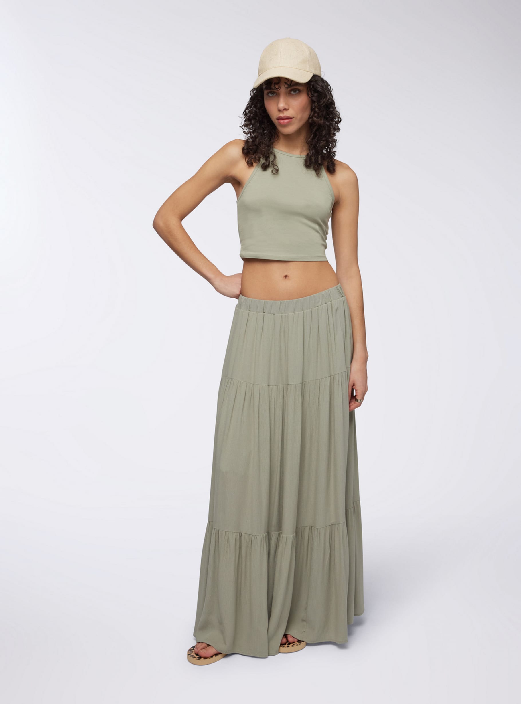 BOHEMSEO BASIC TUBE TOP カーキ チューブトップ BOHEMSEO(ボヘミアンソウル) トップス
