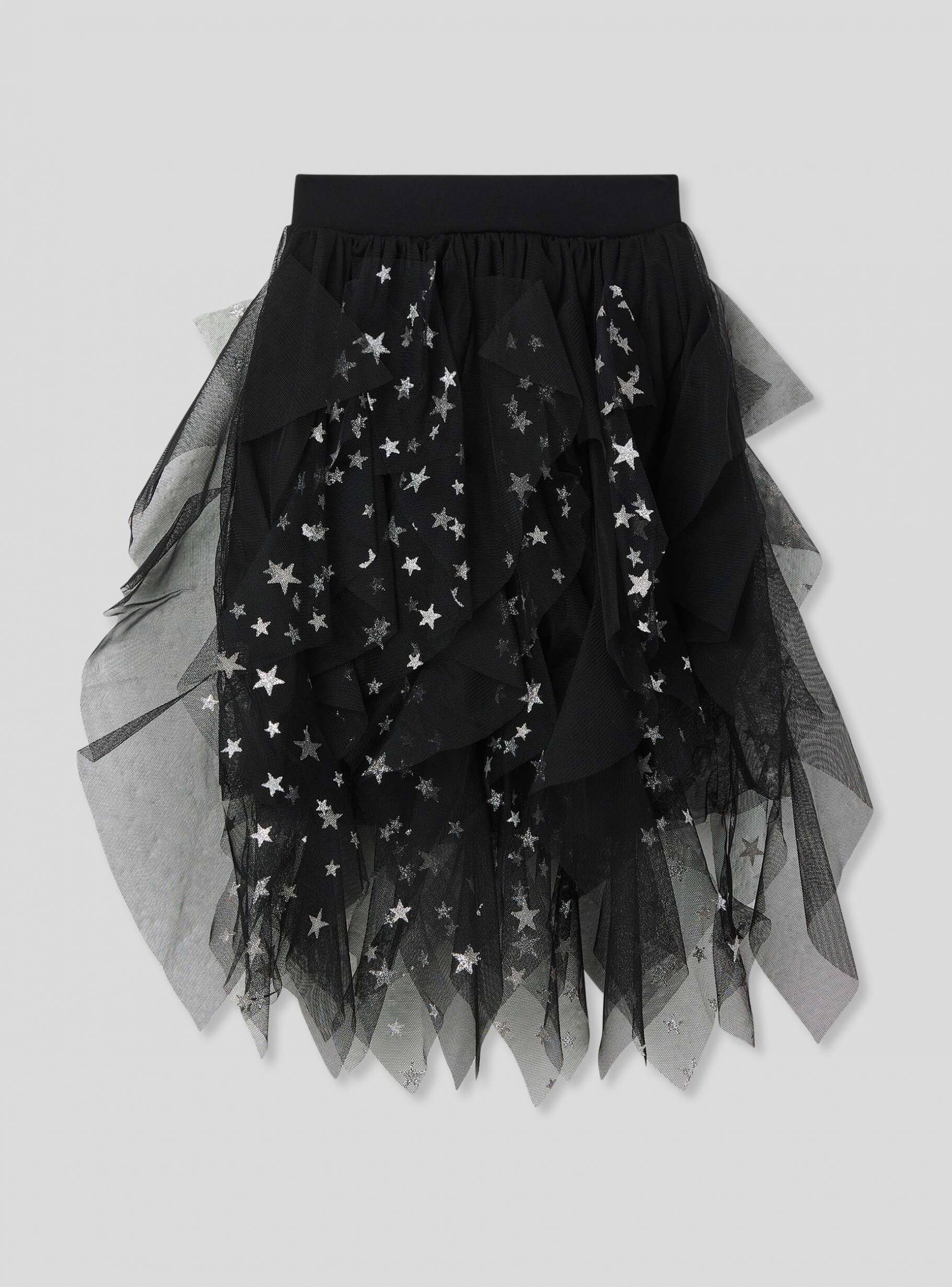 Minigonna tulle nera hot sale