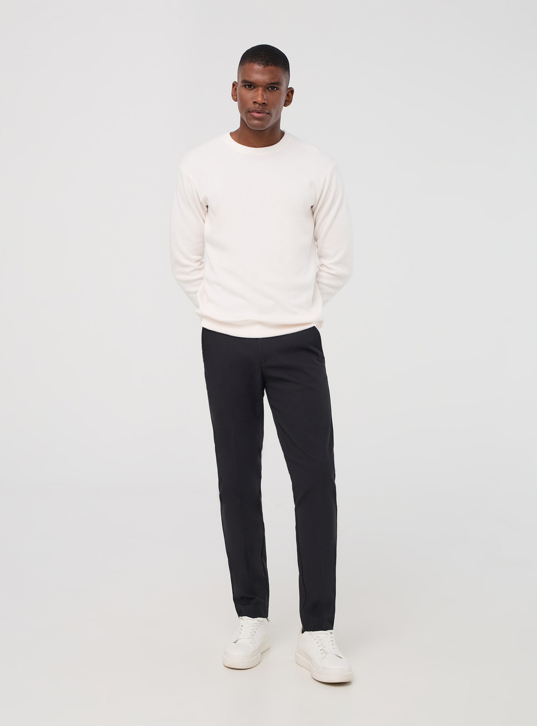Black PMTU01184AMAN PANTALONE CHINOS S105 - Buy Online
