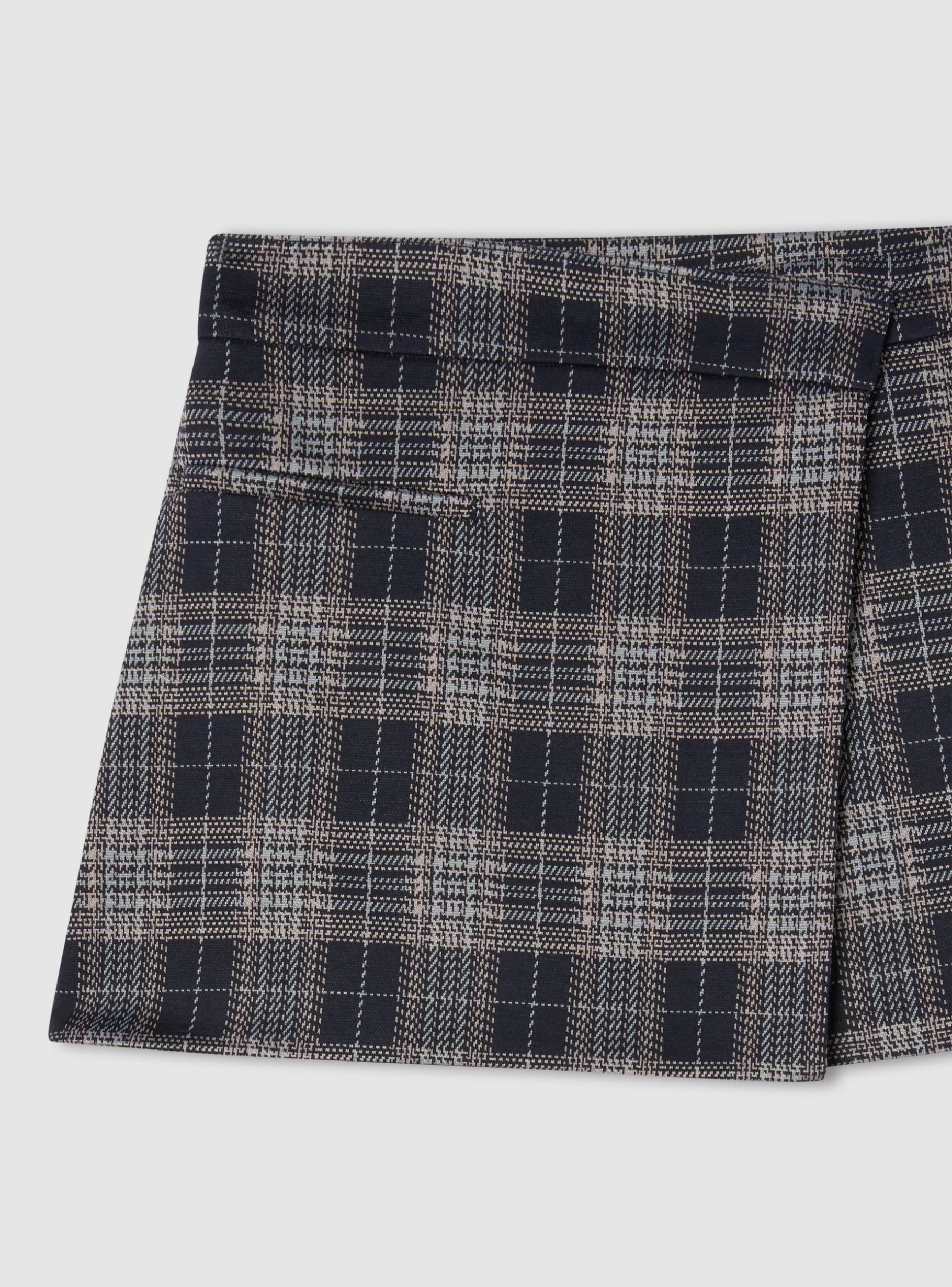 Var blue Skort with check pattern - Buy Online | Terranova