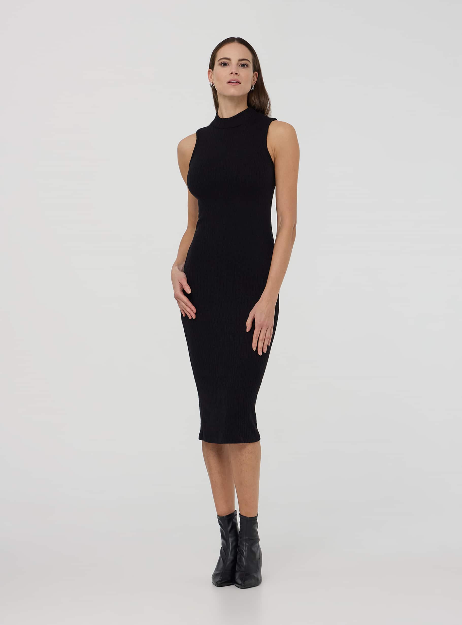 Vestito lungo collo alto hot sale