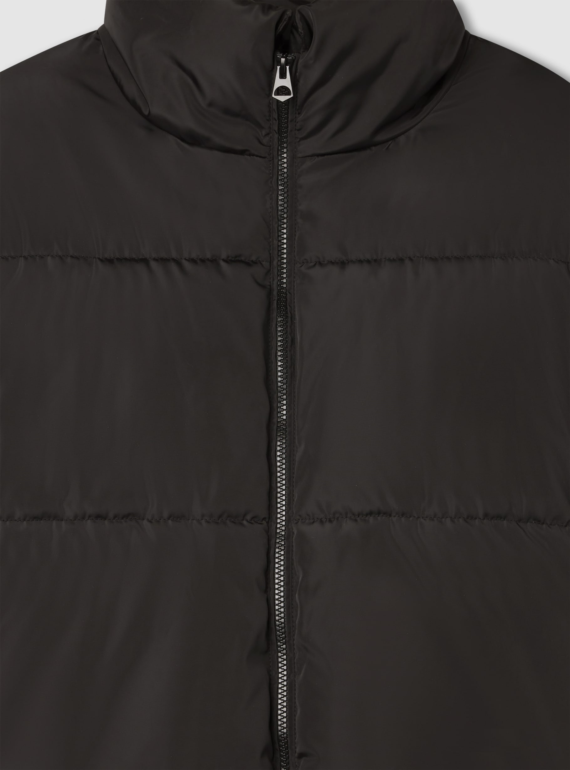 Black Oversized jacket with high collar - Buy Online | Terranova