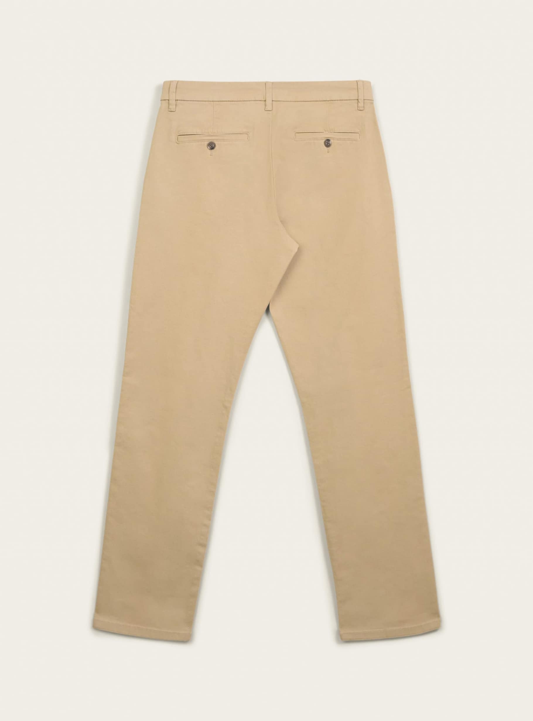 Beige light Regular fit chino trousers - Buy Online | Terranova